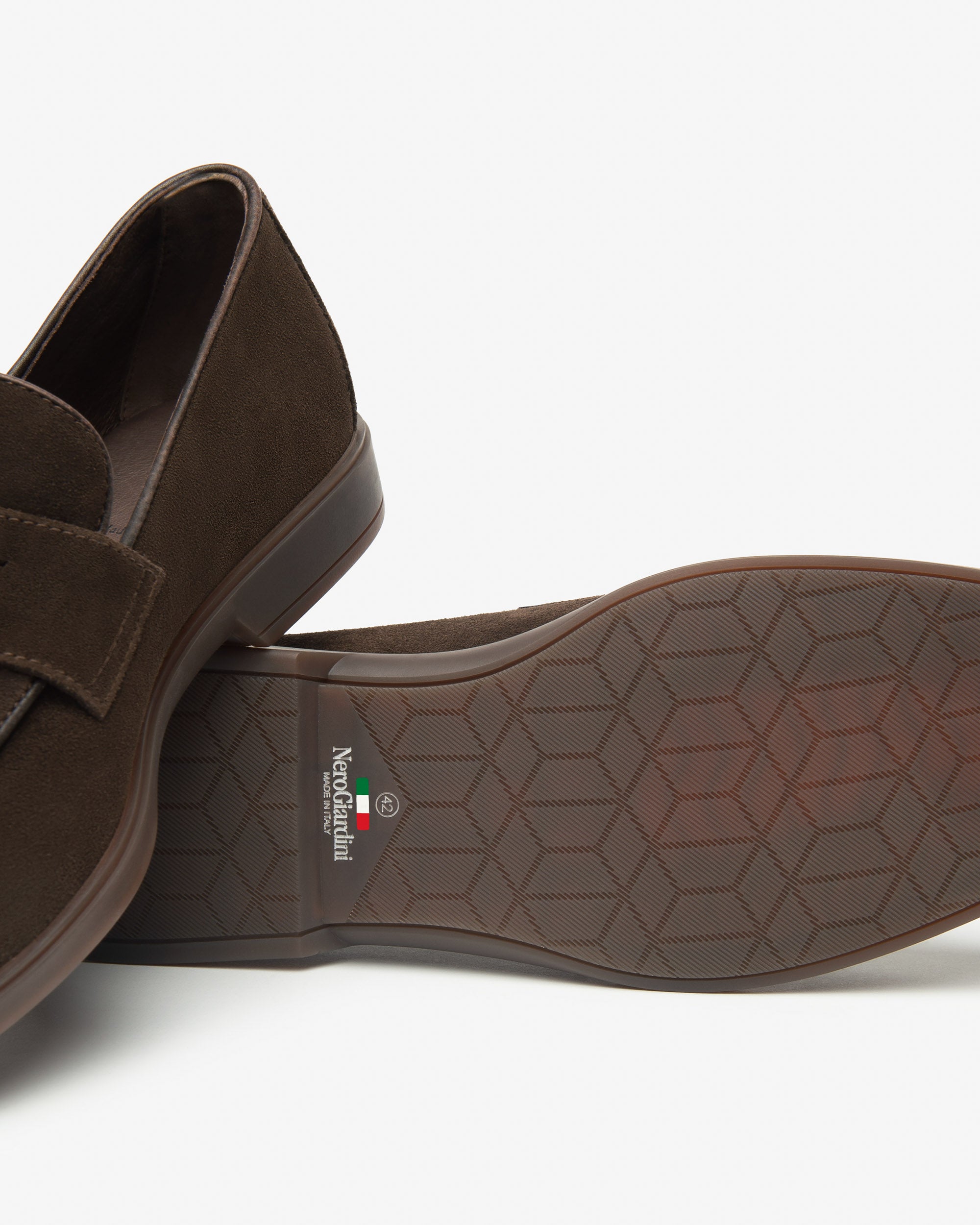 Mocassins Homme en Cuir Velours