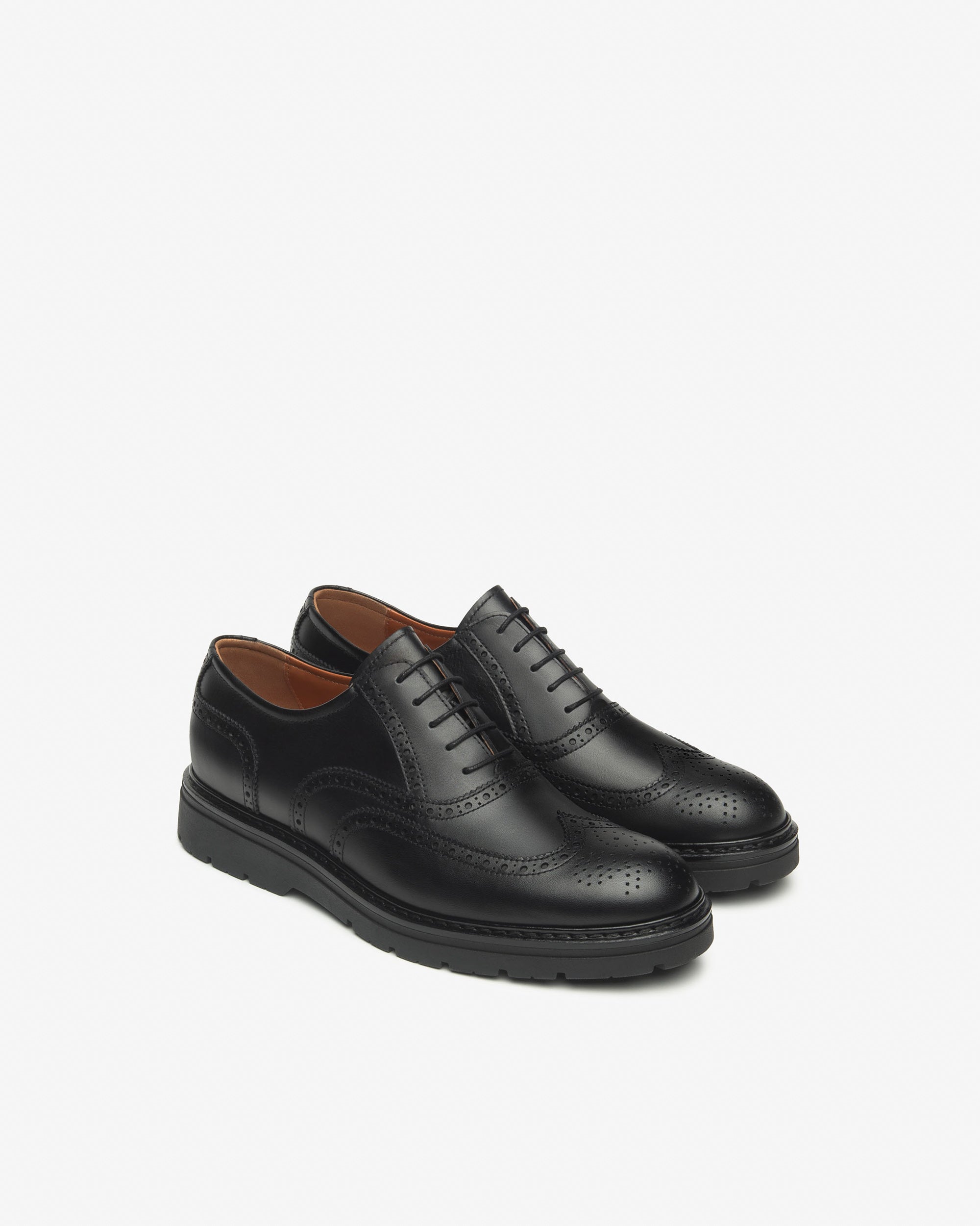 Men's Leather Tie-Up Shoes
