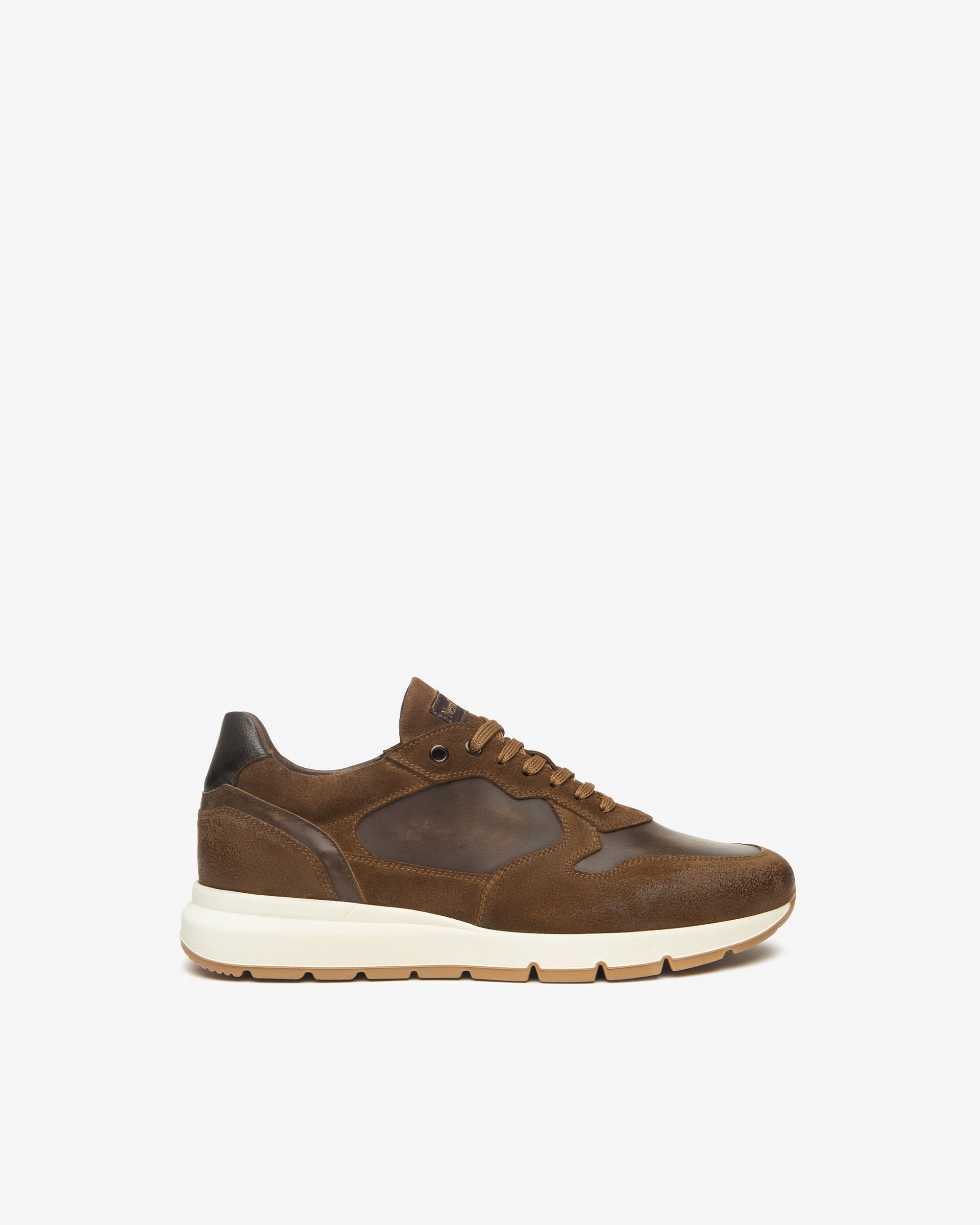 Sneakers Homme en Cuir Velours et Cuir