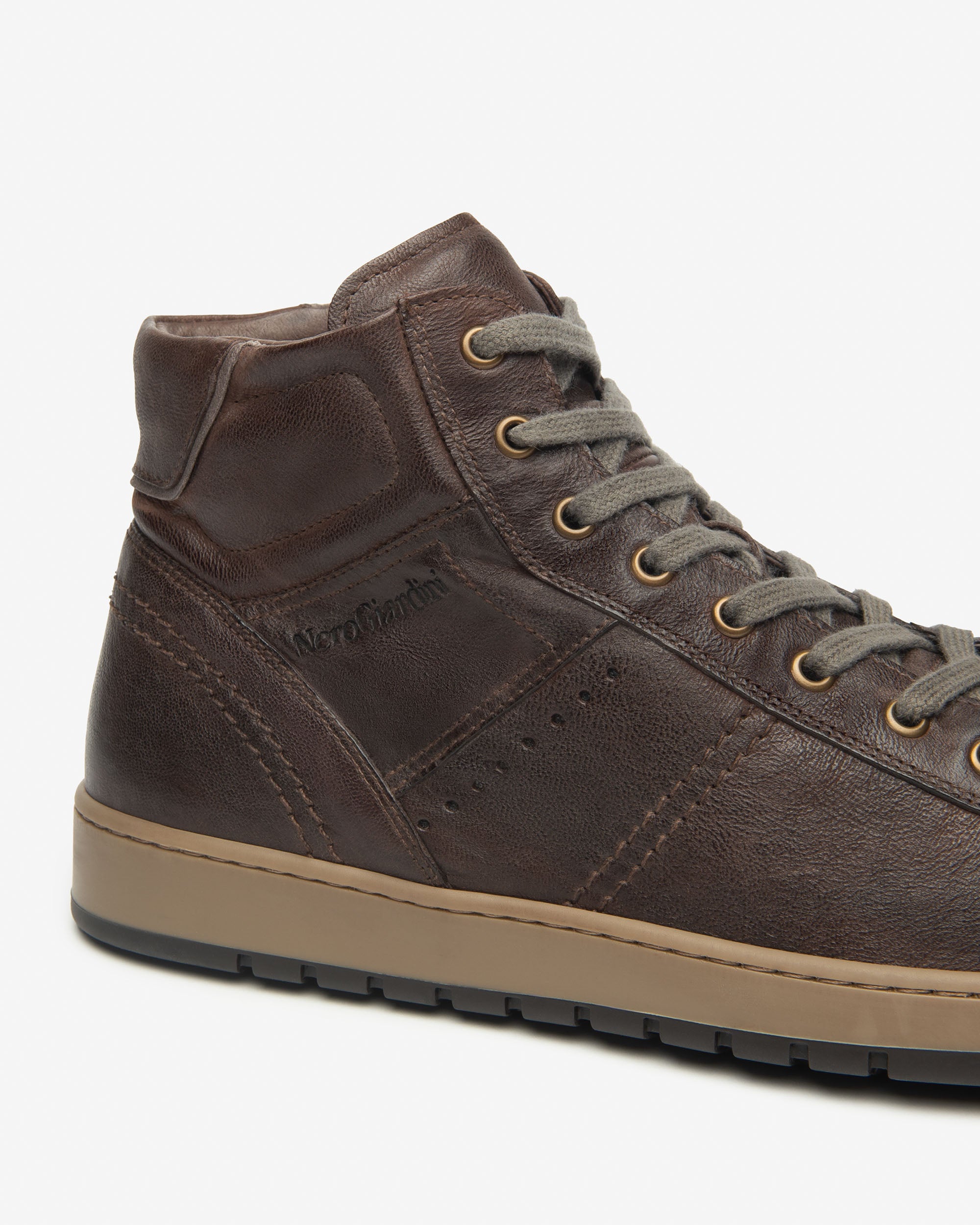 Men’s High Top Leather Sneakers