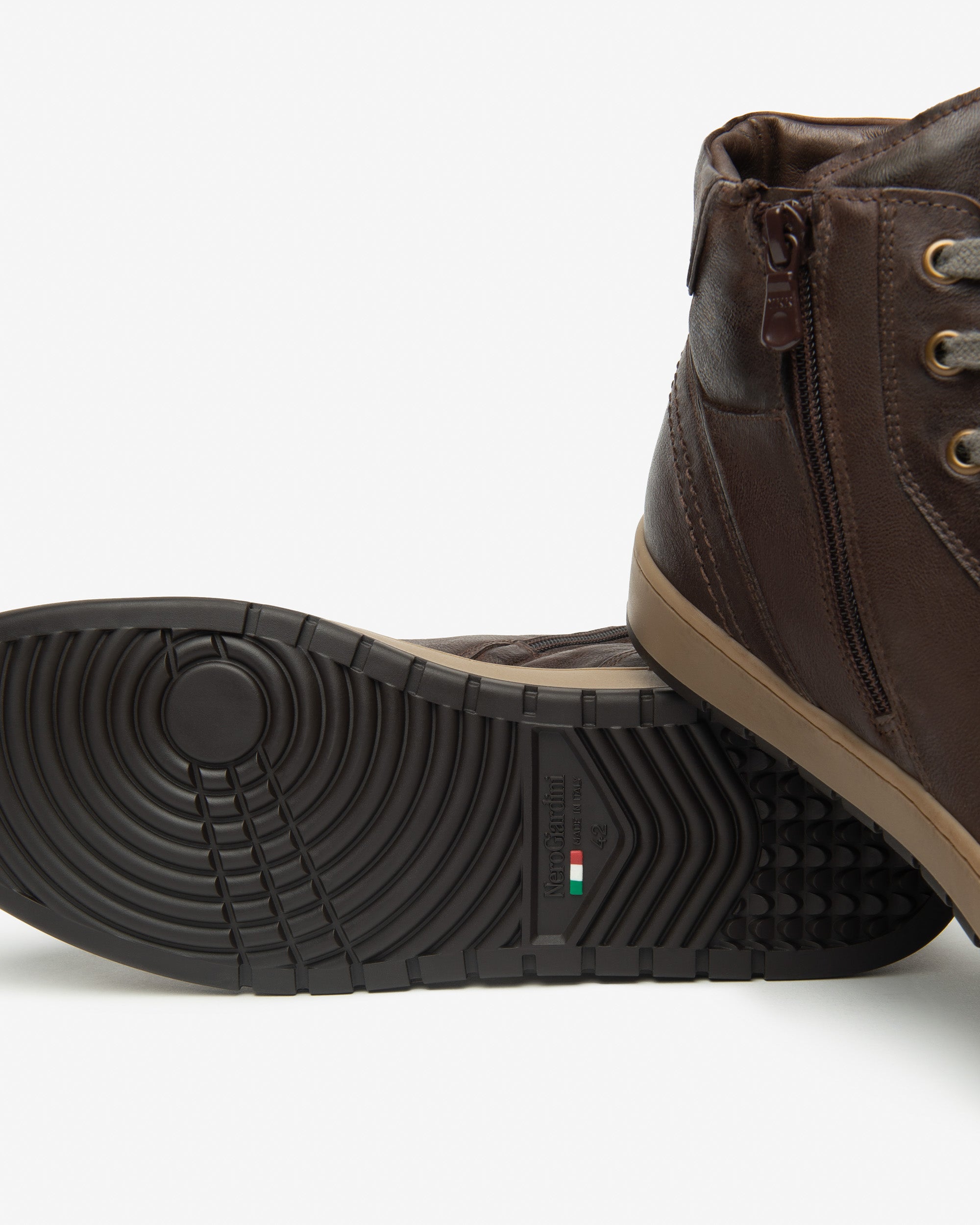 Men’s High Top Leather Sneakers