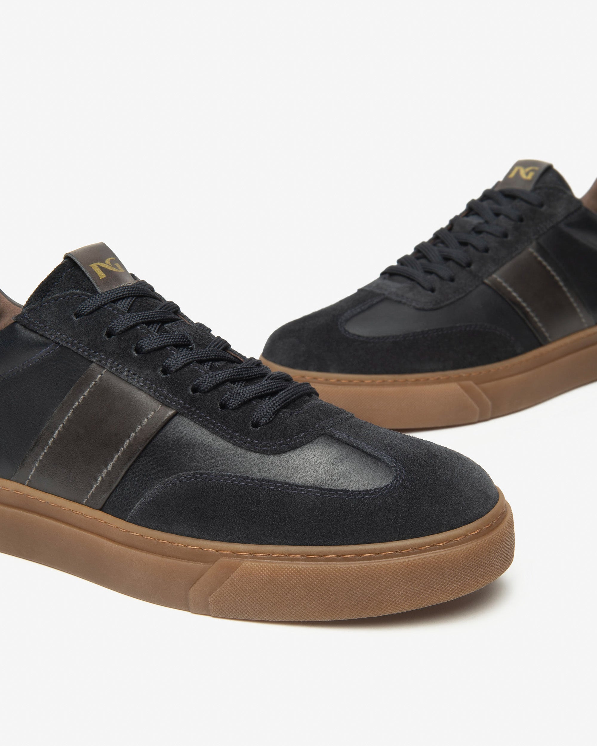 Sneakers Uomo in Pelle e Camoscio