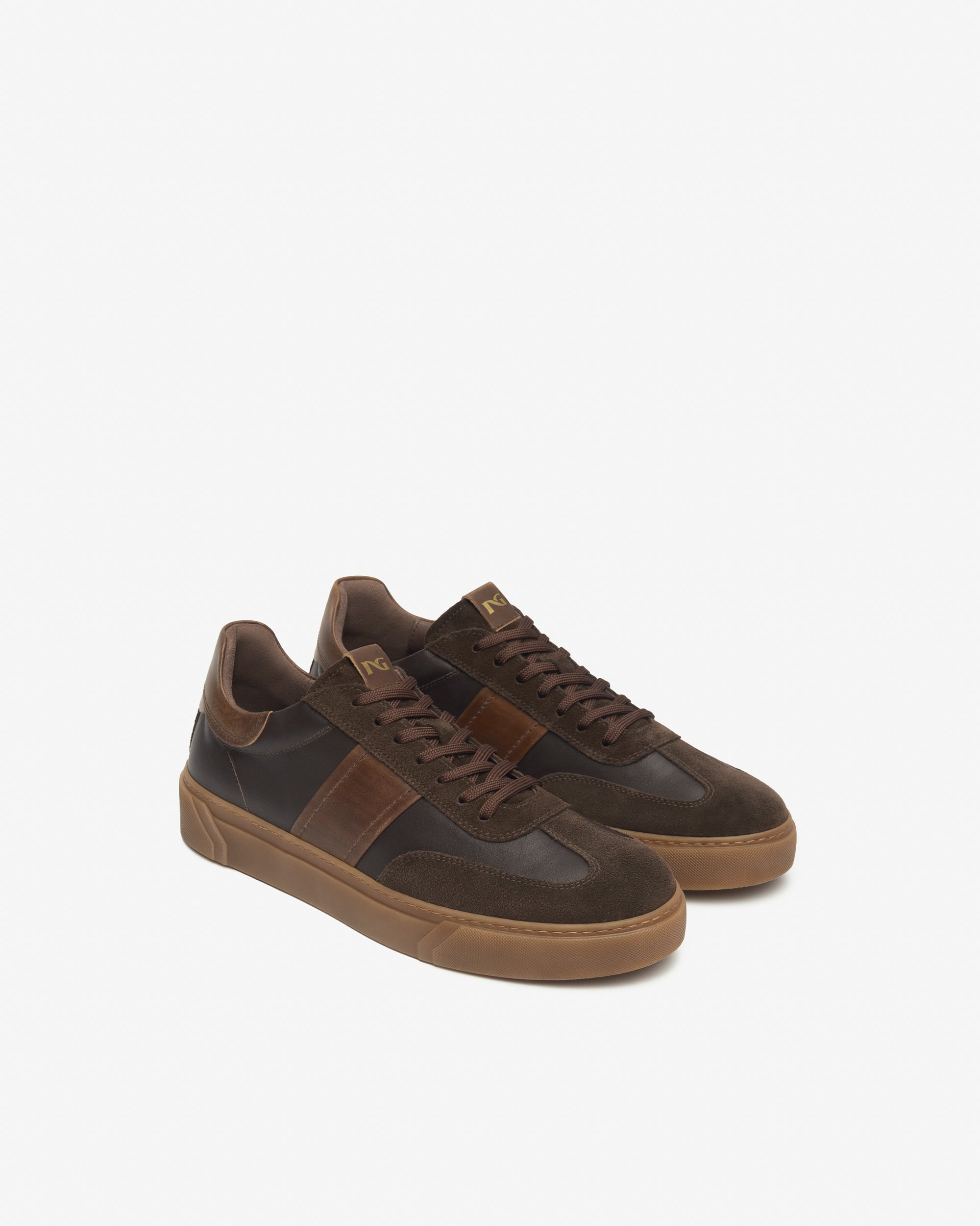 Sneakers Uomo in Pelle e Camoscio