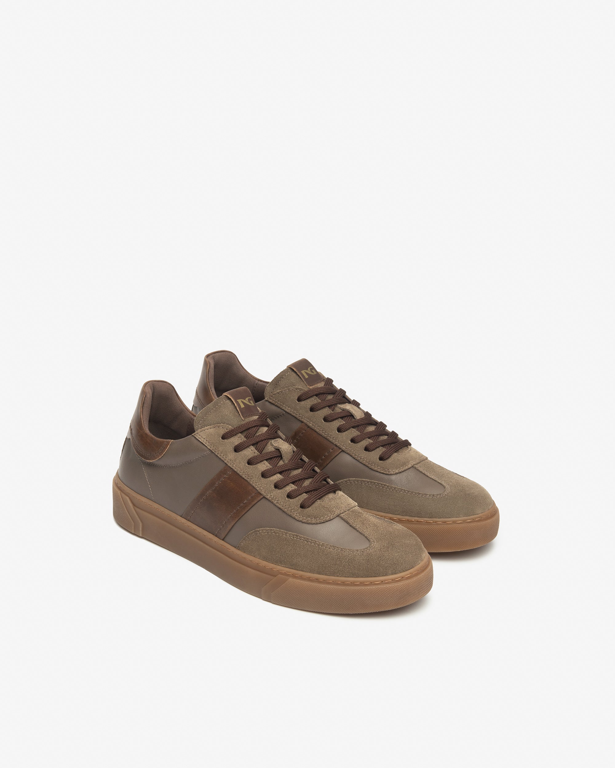 Sneakers Uomo in Pelle e Camoscio