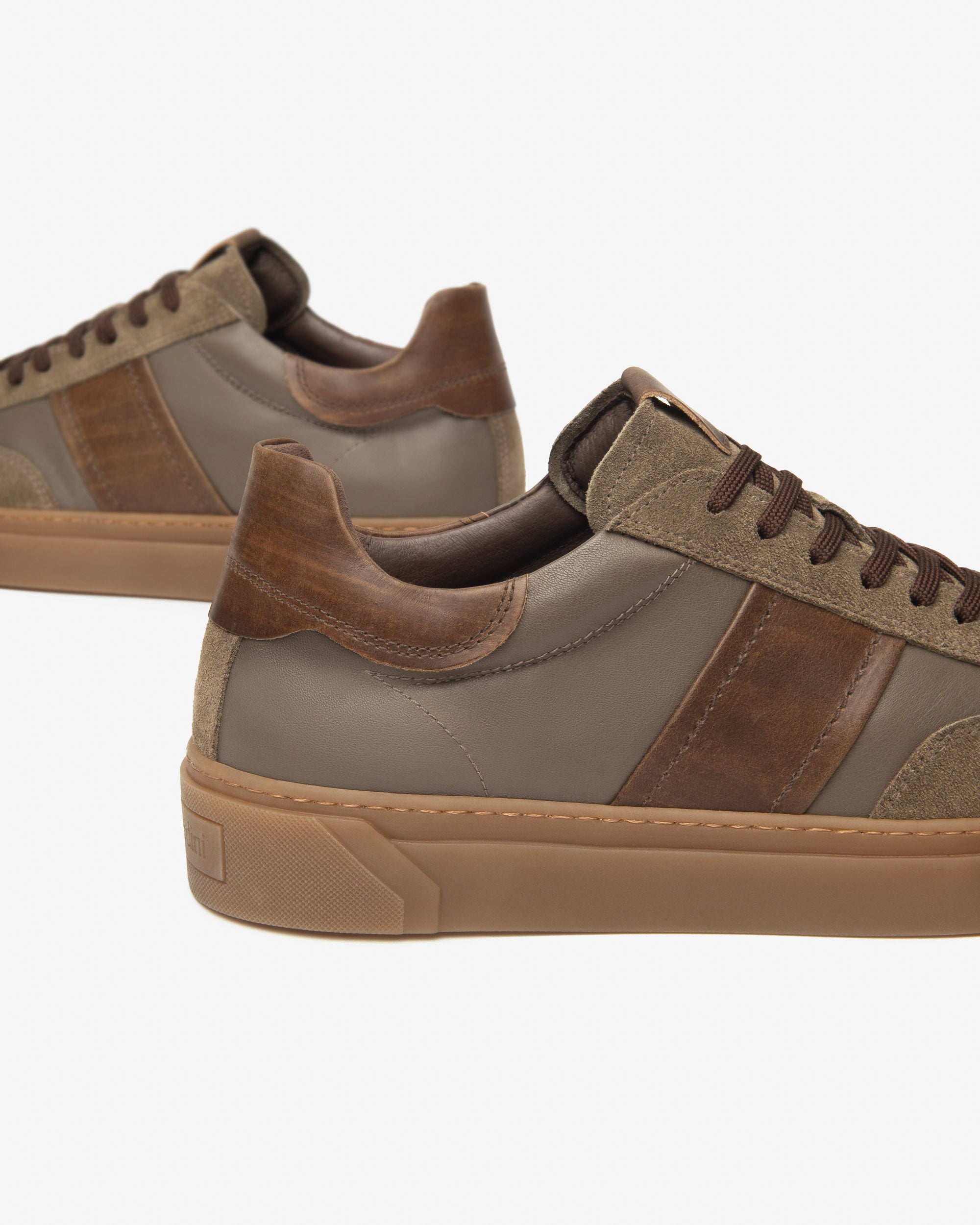 Sneakers Uomo in Pelle e Camoscio