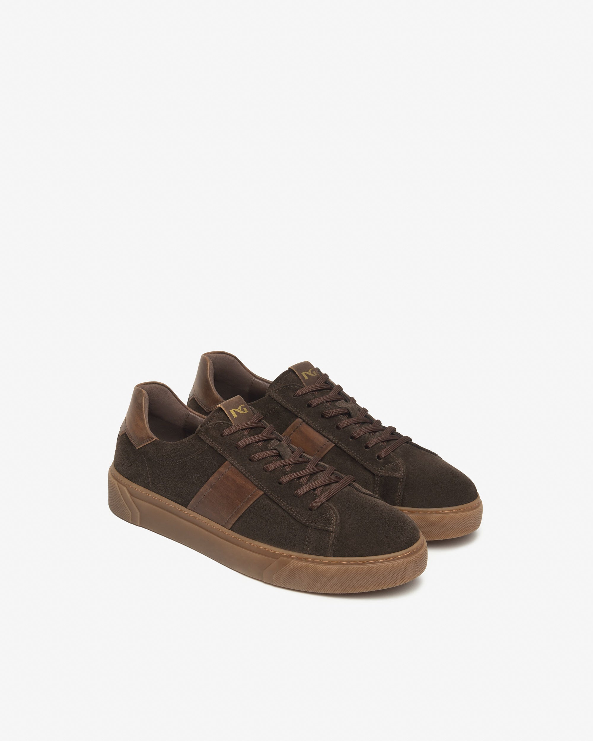 Sneakers Uomo in Pelle e Camoscio