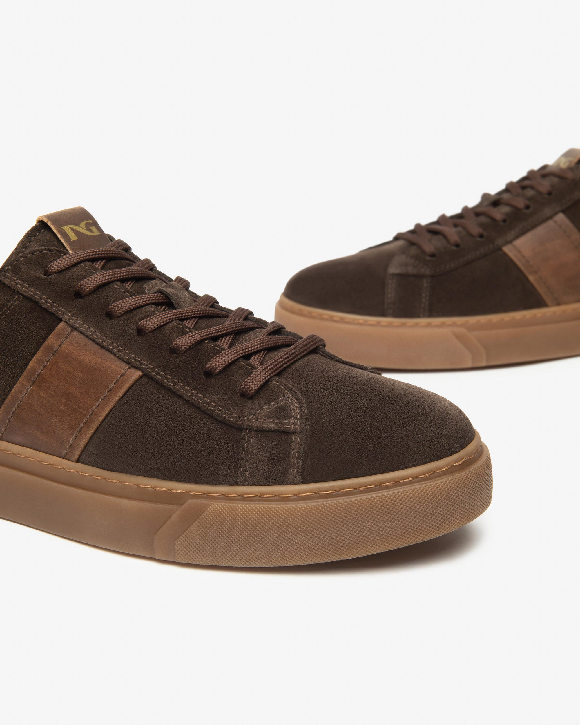 Sneakers Uomo in Pelle e Camoscio