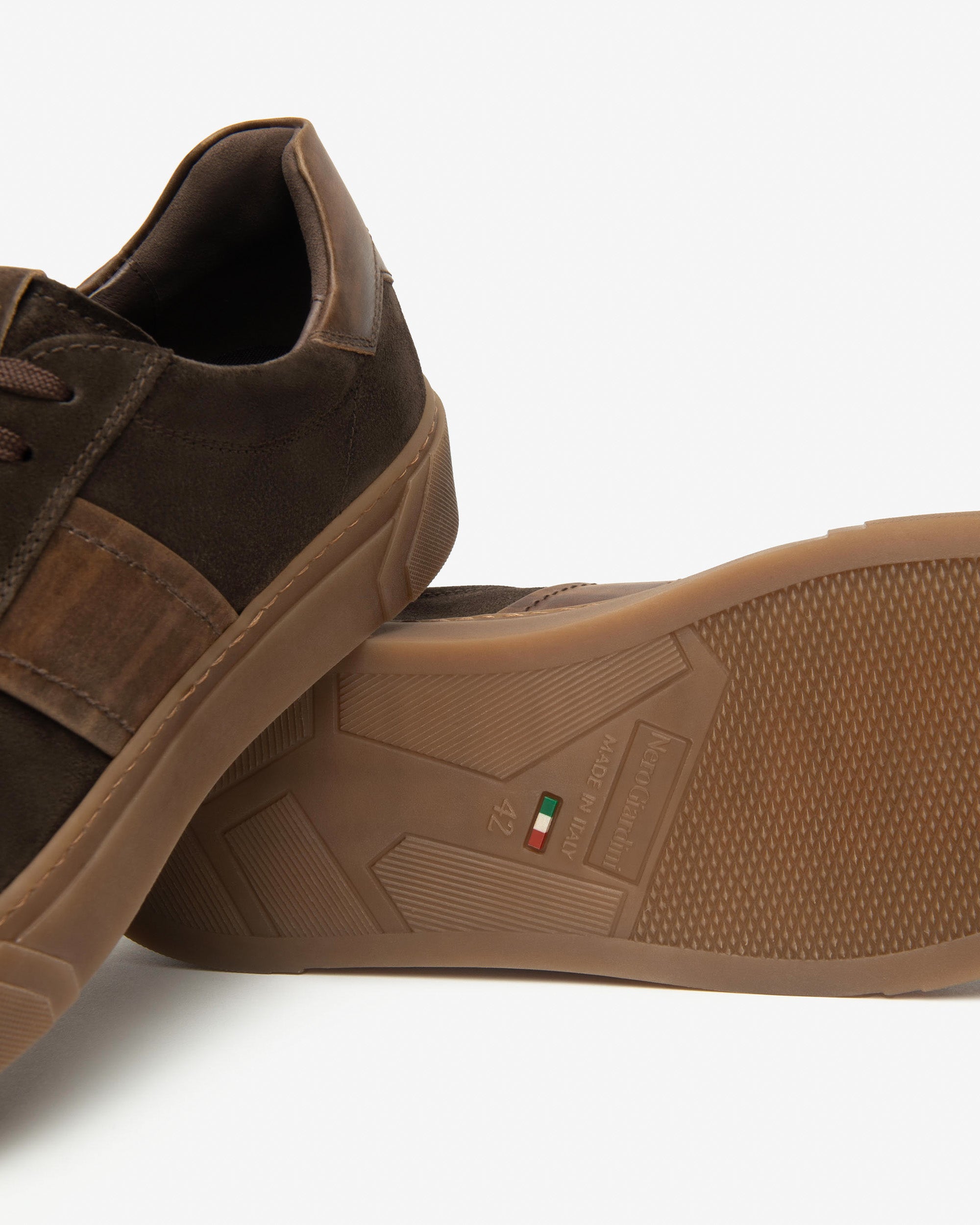 Sneakers Uomo in Pelle e Camoscio