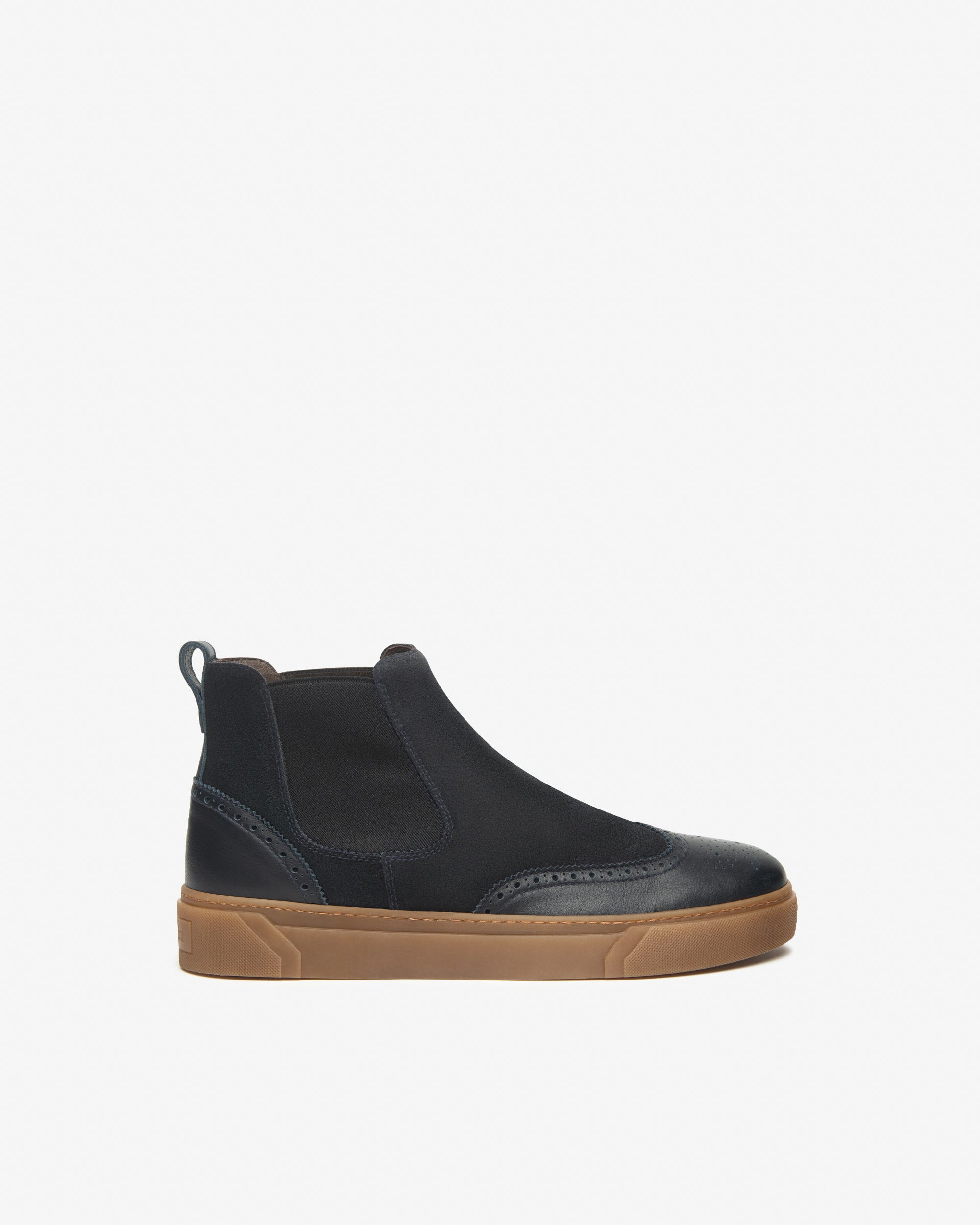 Men’s Suede and Leather Chelsea Boots