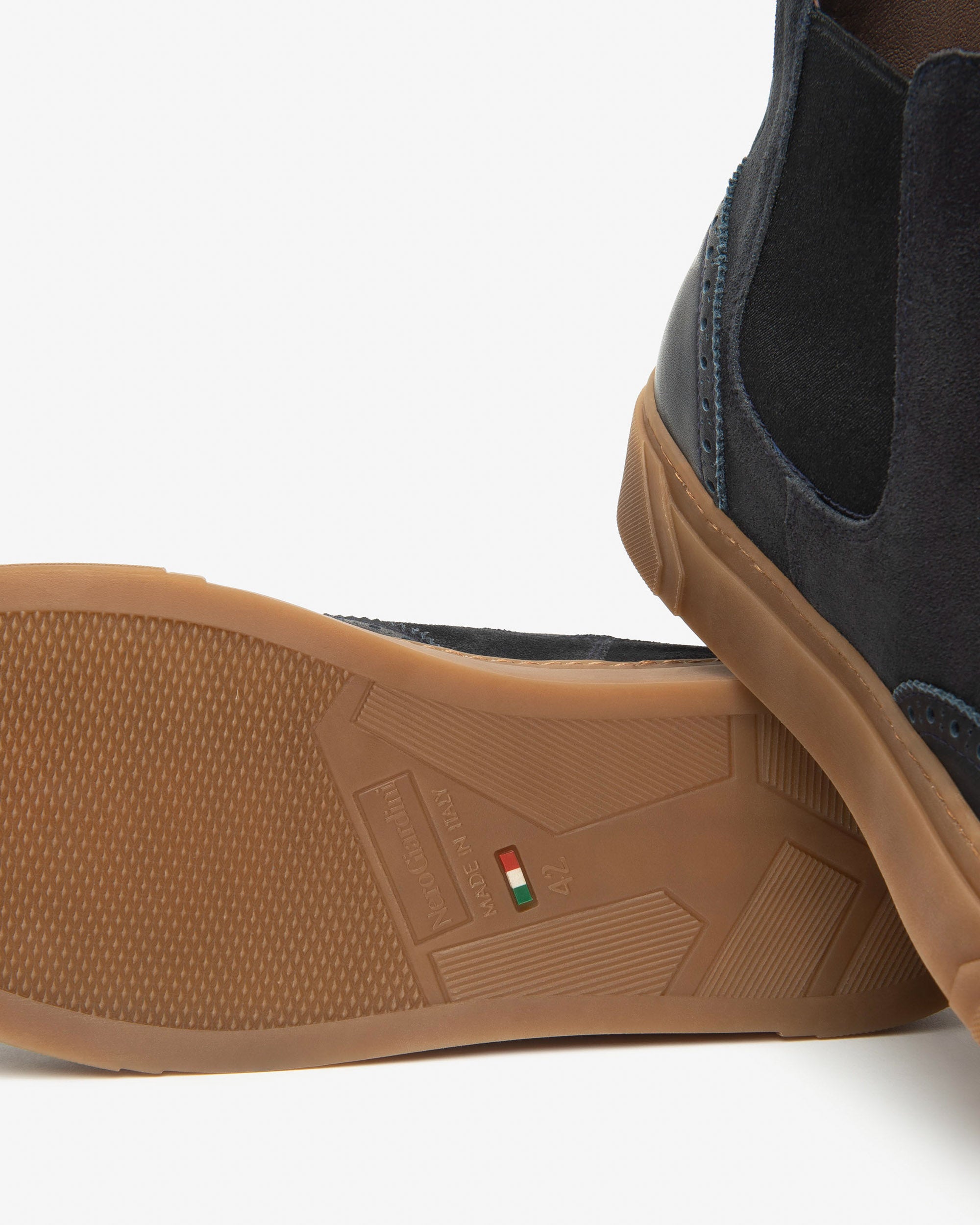 Men’s Suede and Leather Chelsea Boots