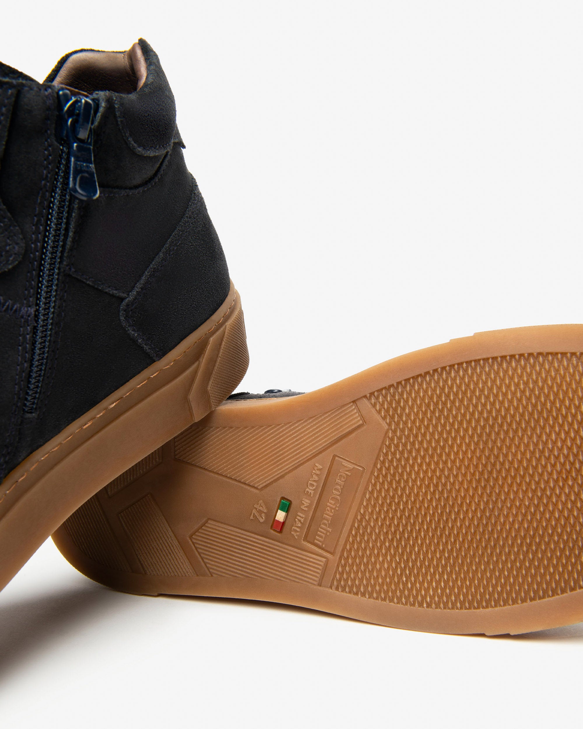 Sneakers Alte Uomo in Camoscio