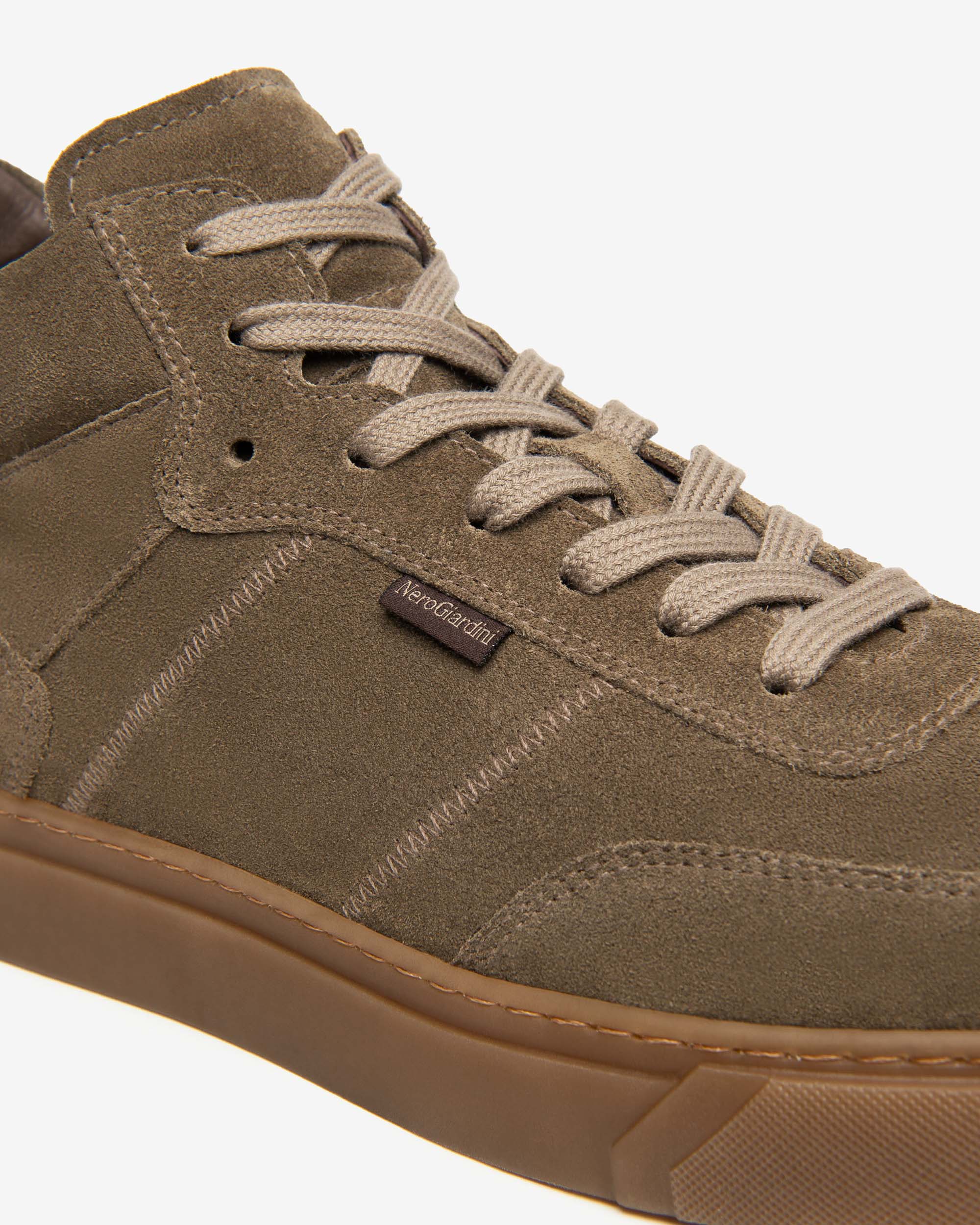 Sneakers Alte Uomo in Camoscio