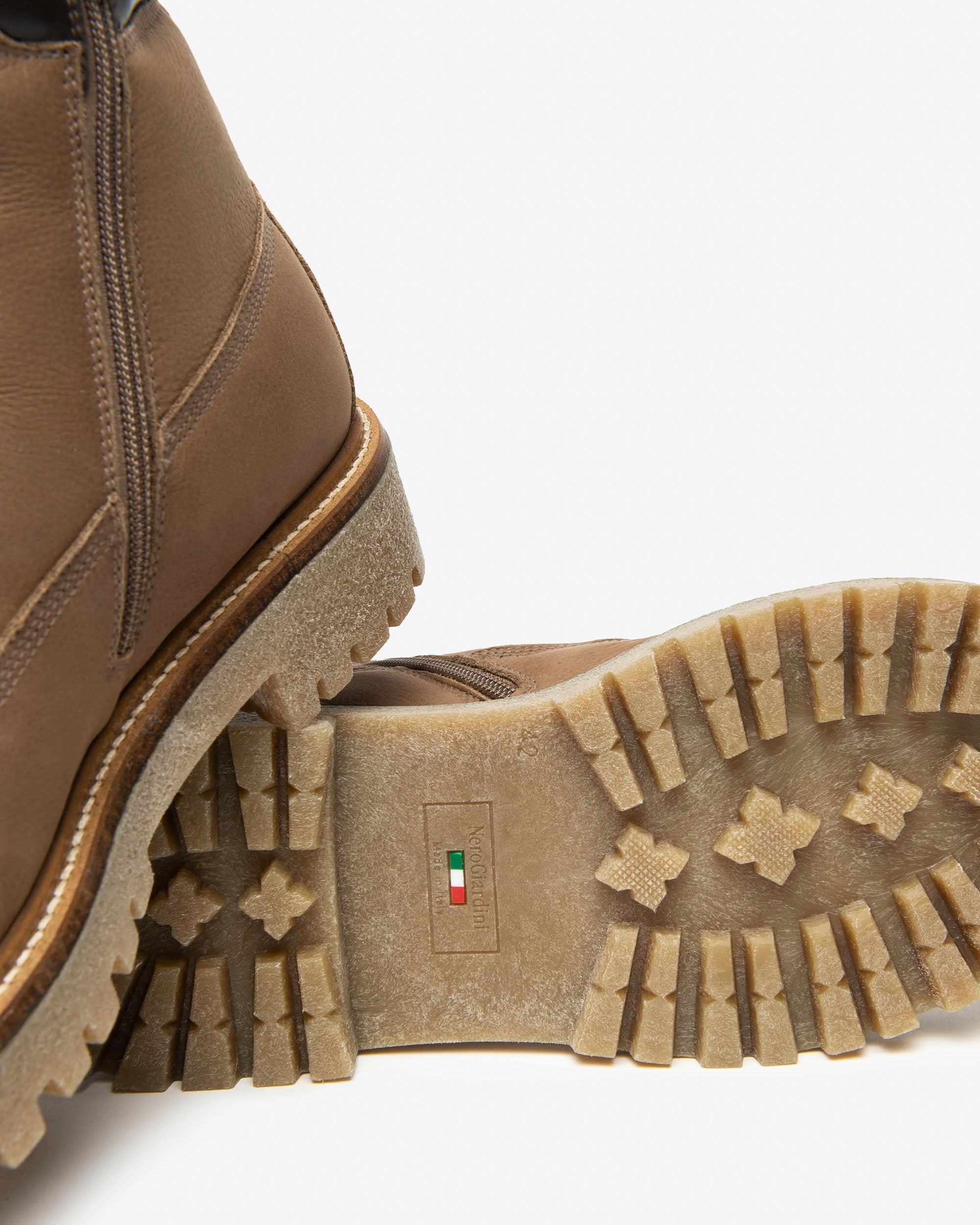 Veterboots Heren in leder