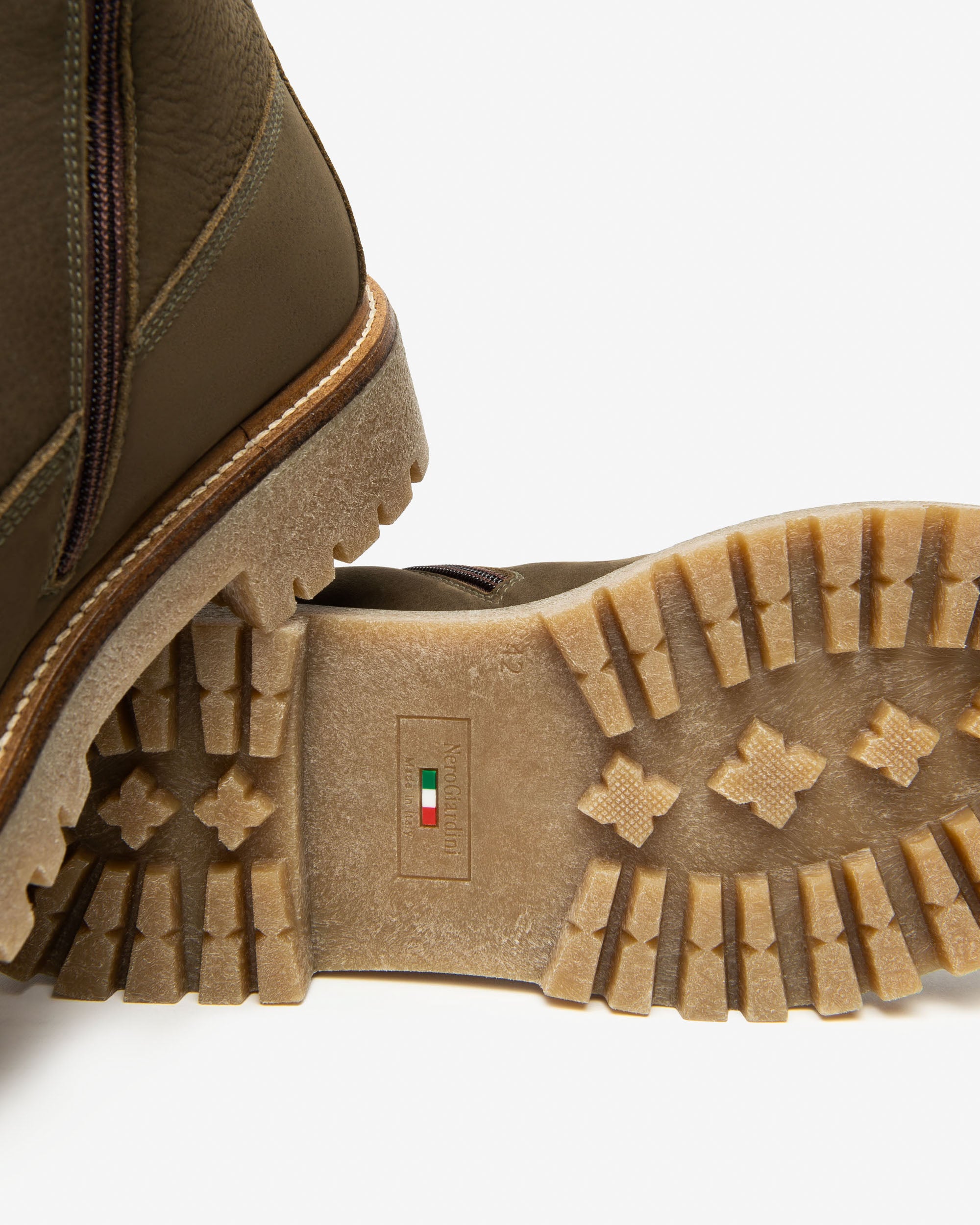 Veterboots Heren in leder
