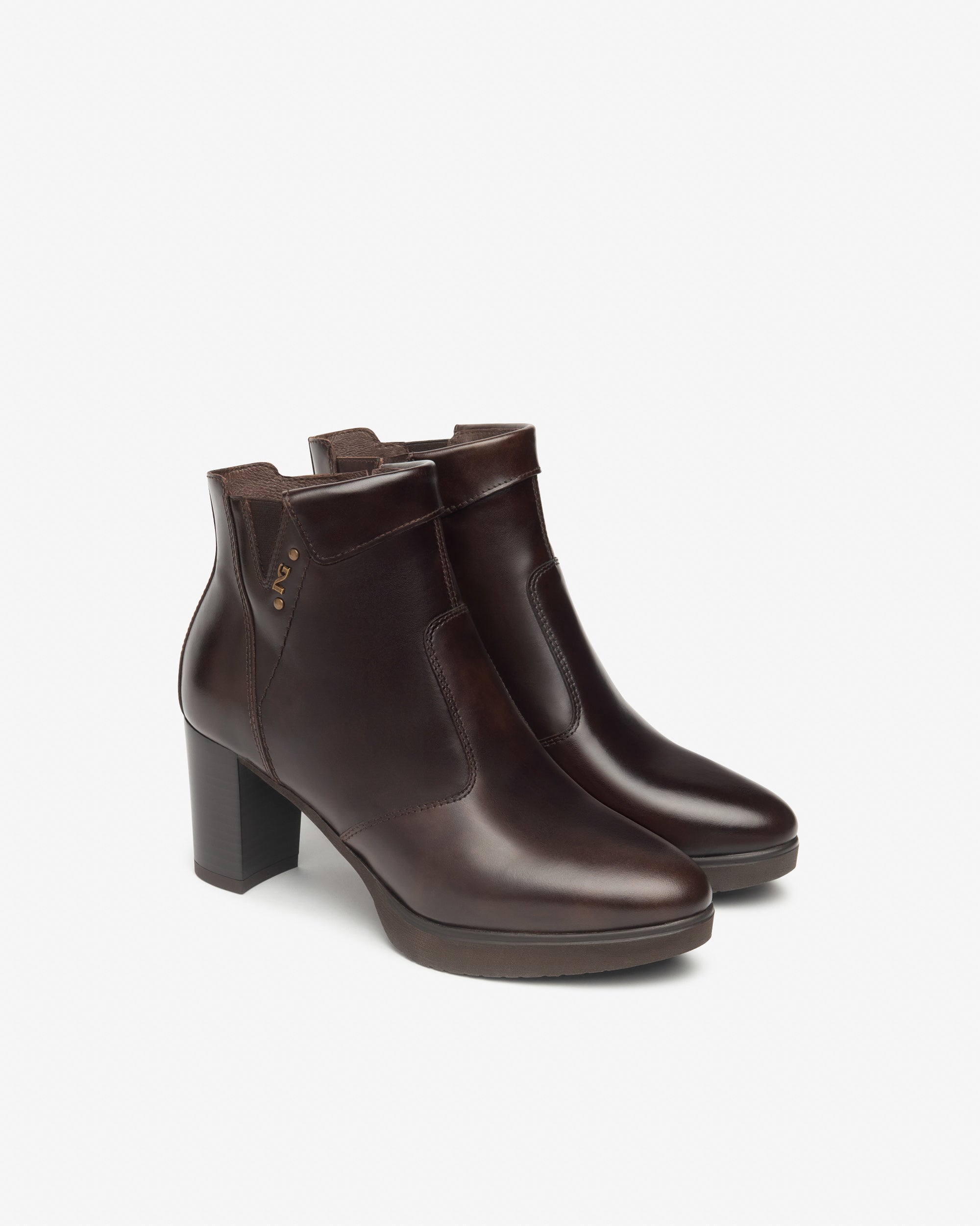Damen-Stiefelette aus Leder