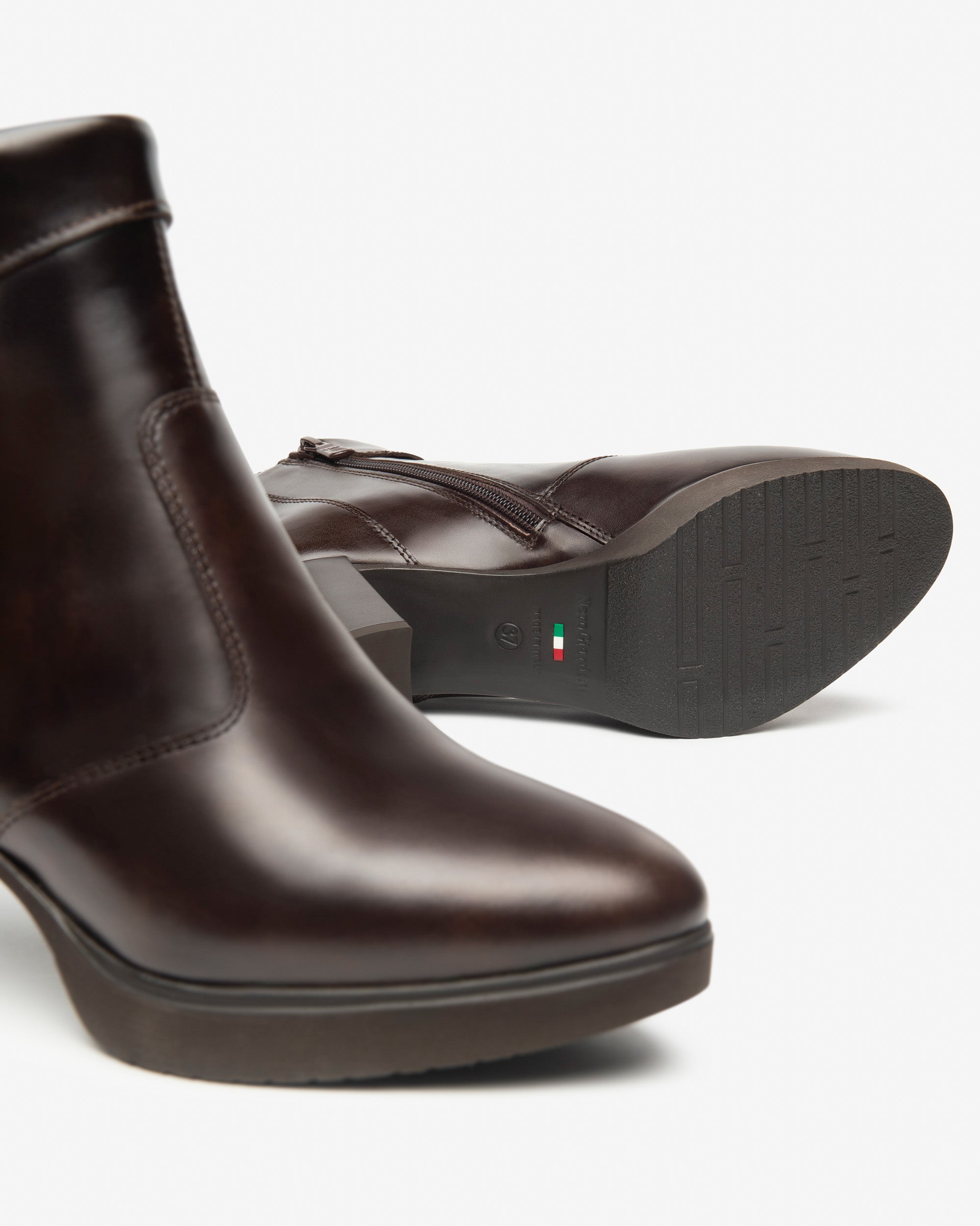 Damen-Stiefelette aus Leder