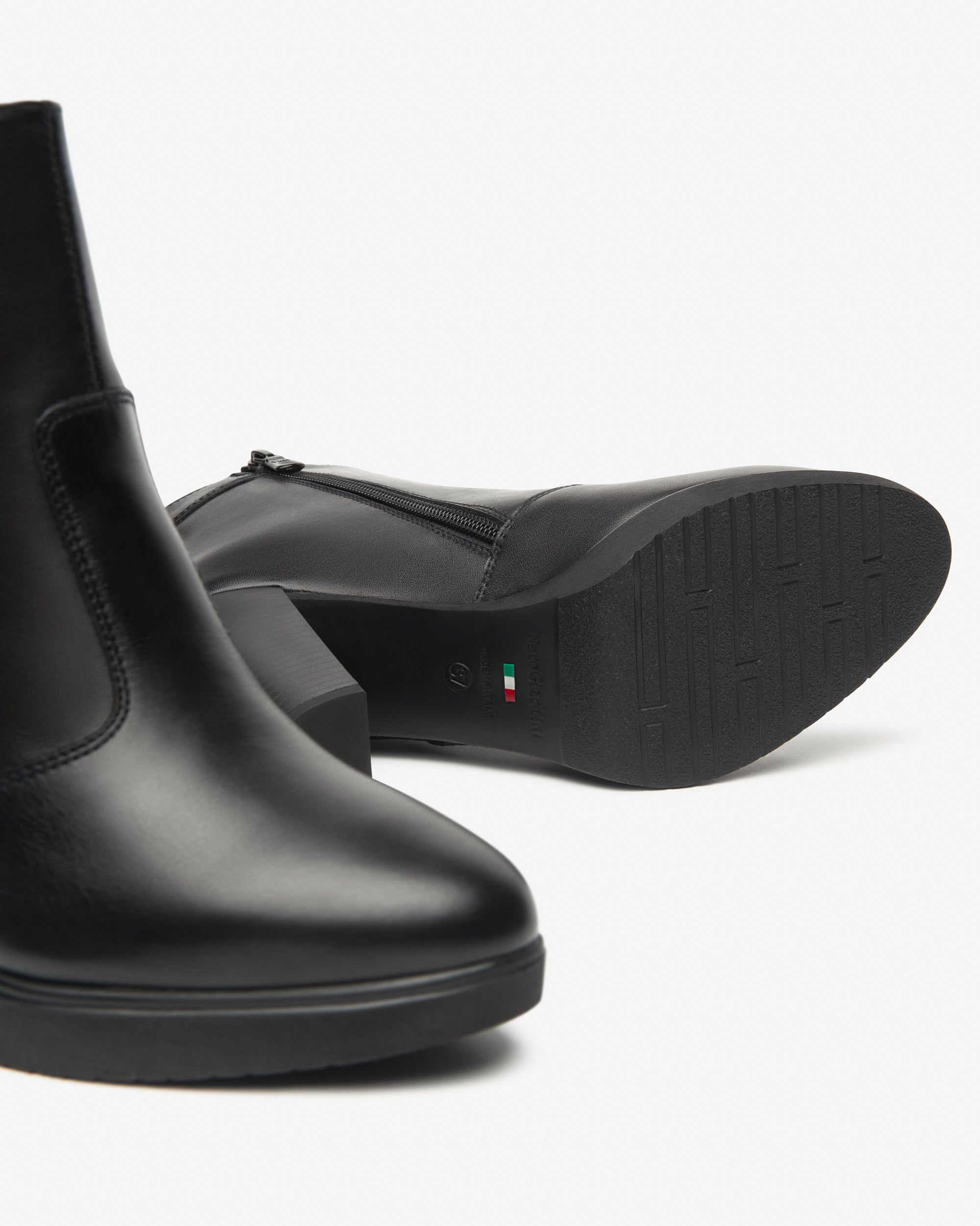 Damen-Stiefelette aus Leder