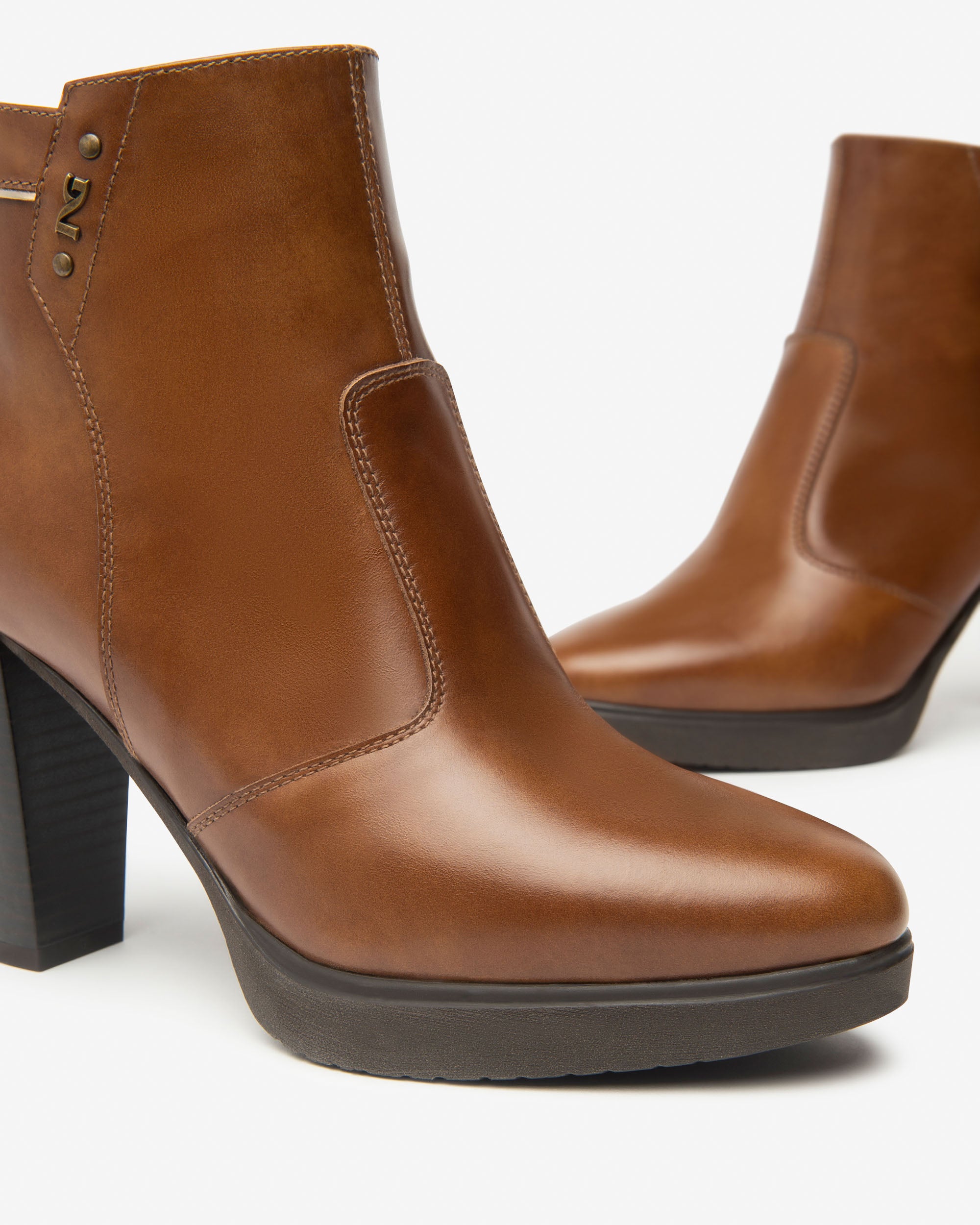 Botas bajas Mujer de Piel