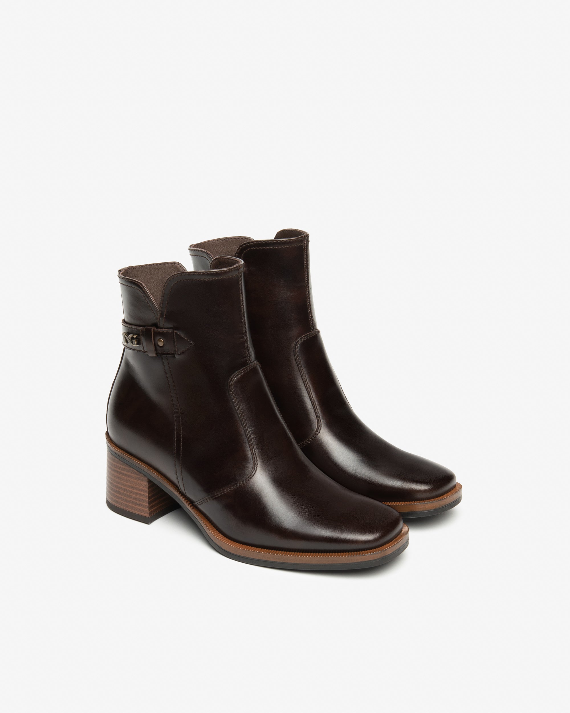 Botas bajas Mujer de Piel