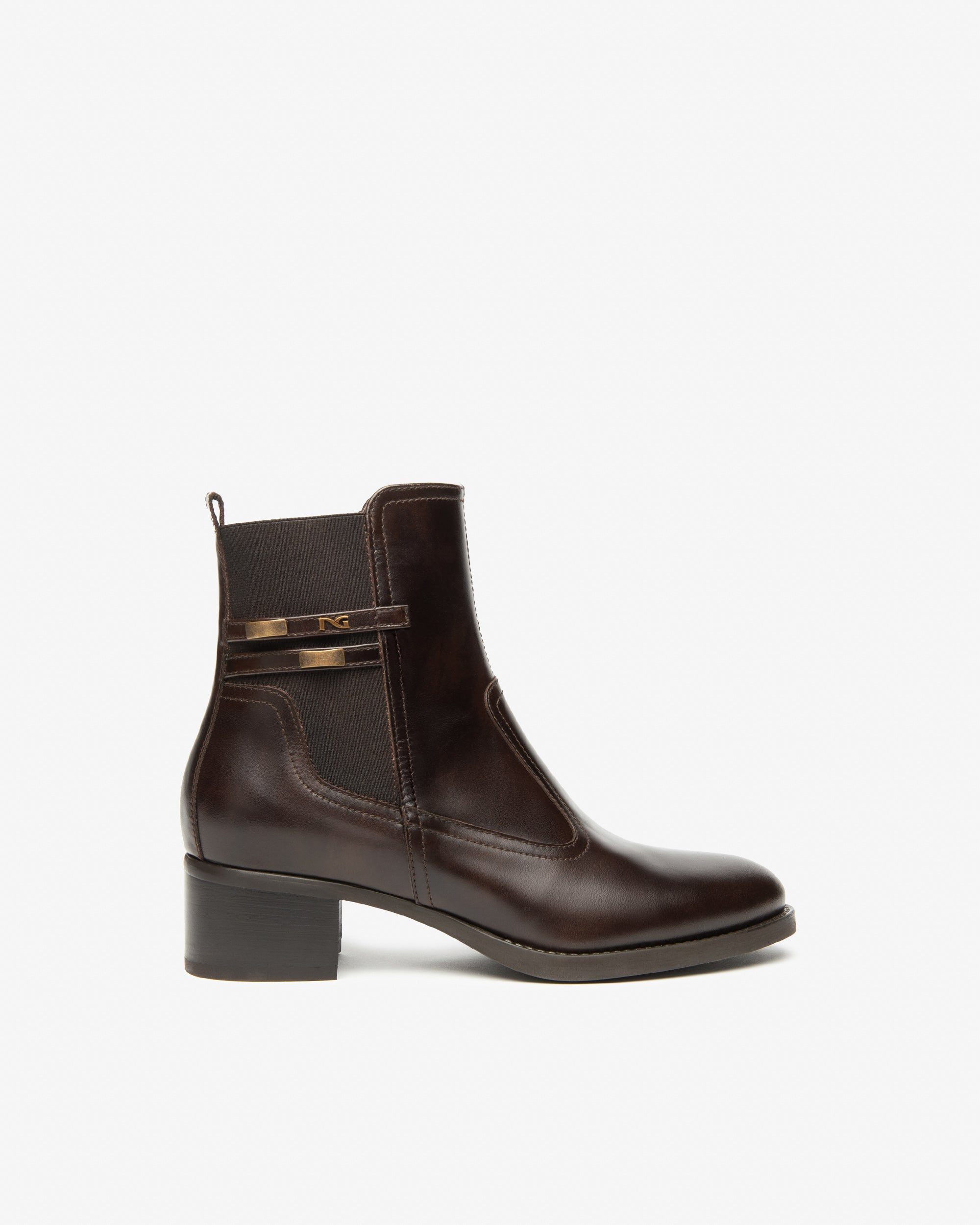 Stivaletti Donna in Pelle e Tessuto
