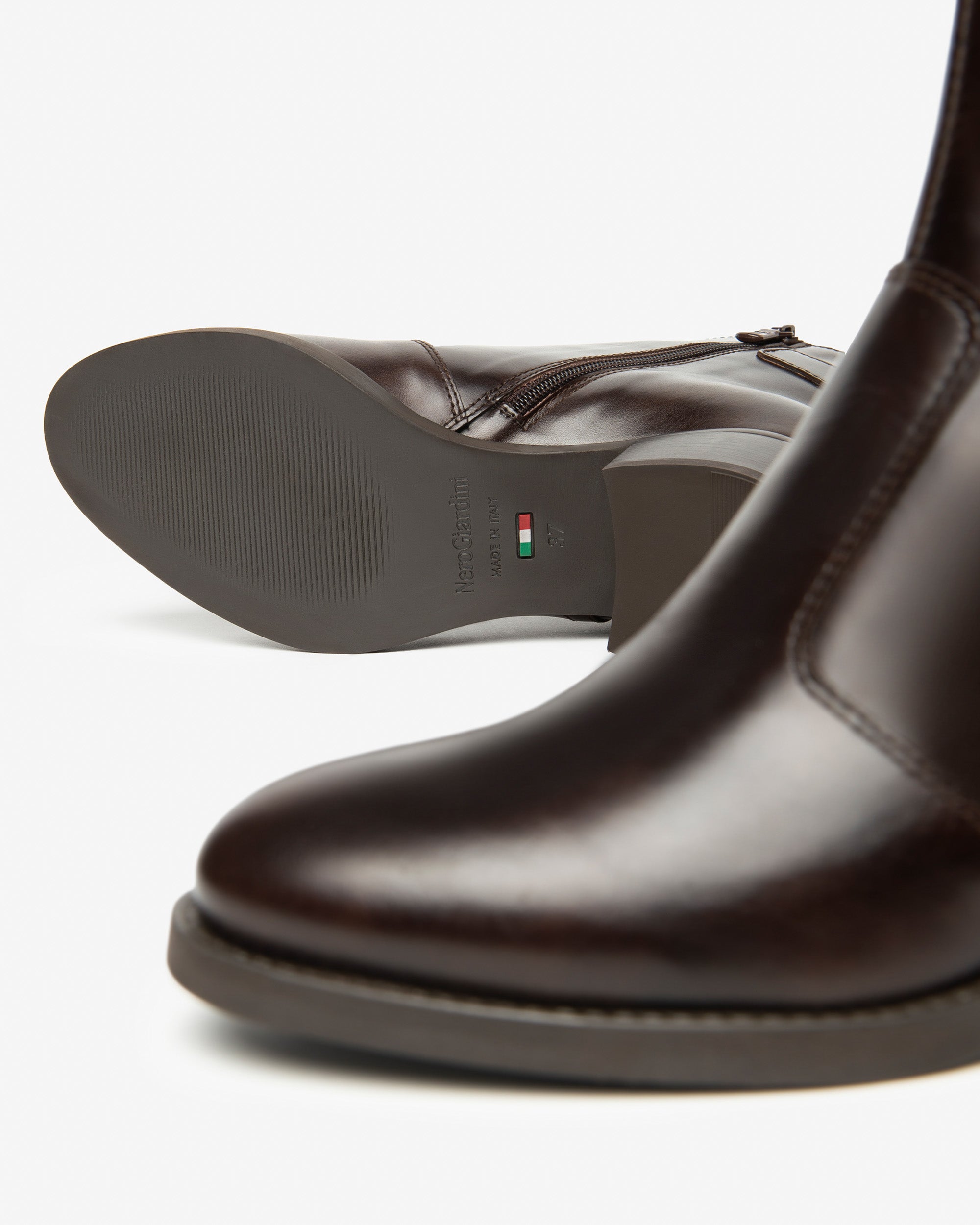 Damen-Stiefelette aus Leder