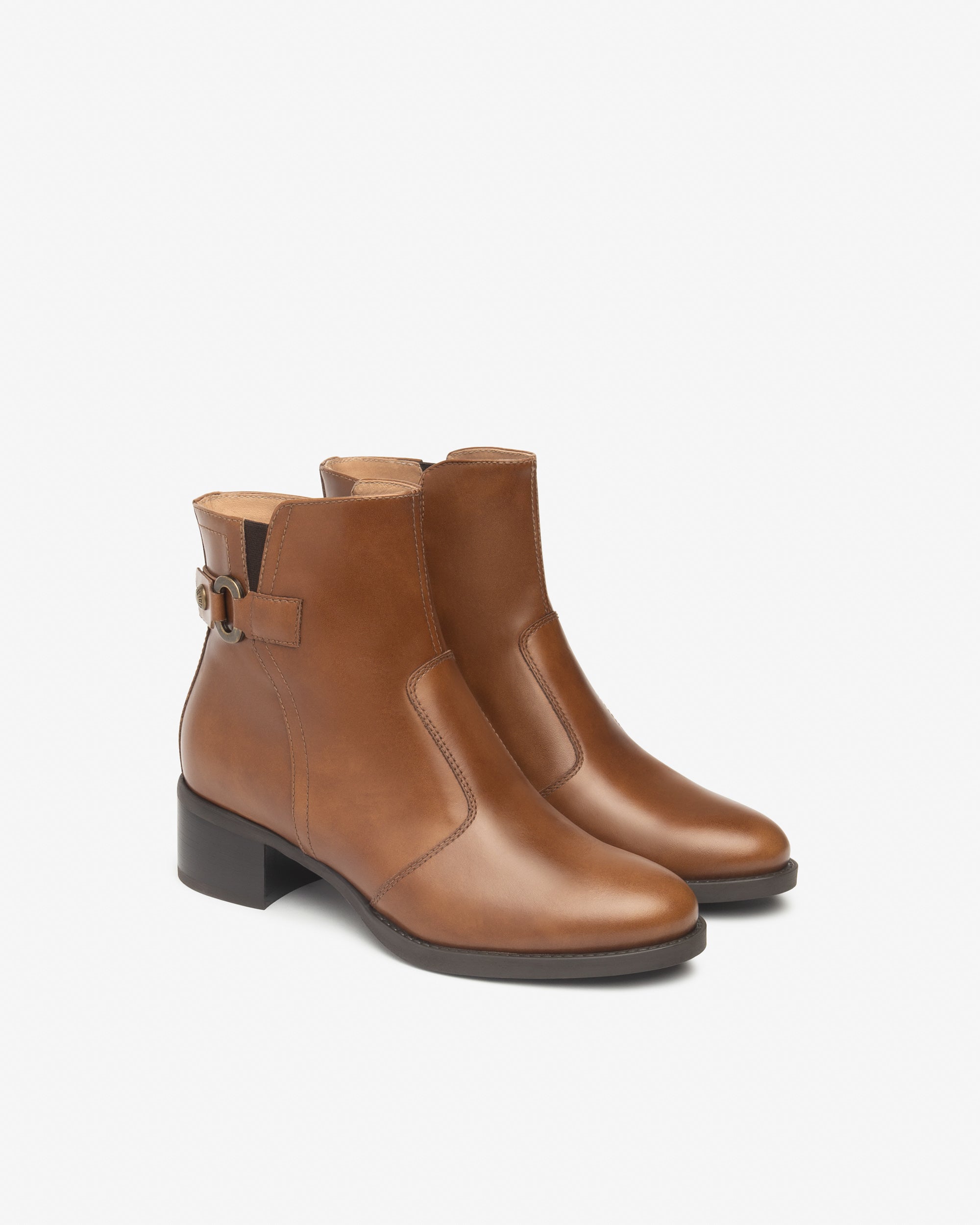 Damen-Stiefelette aus Leder