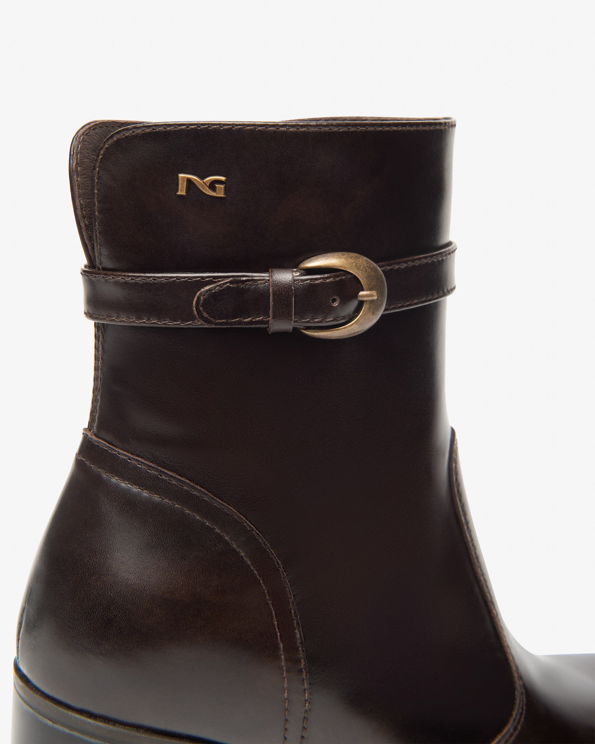 Damen-Stiefelette aus Leder