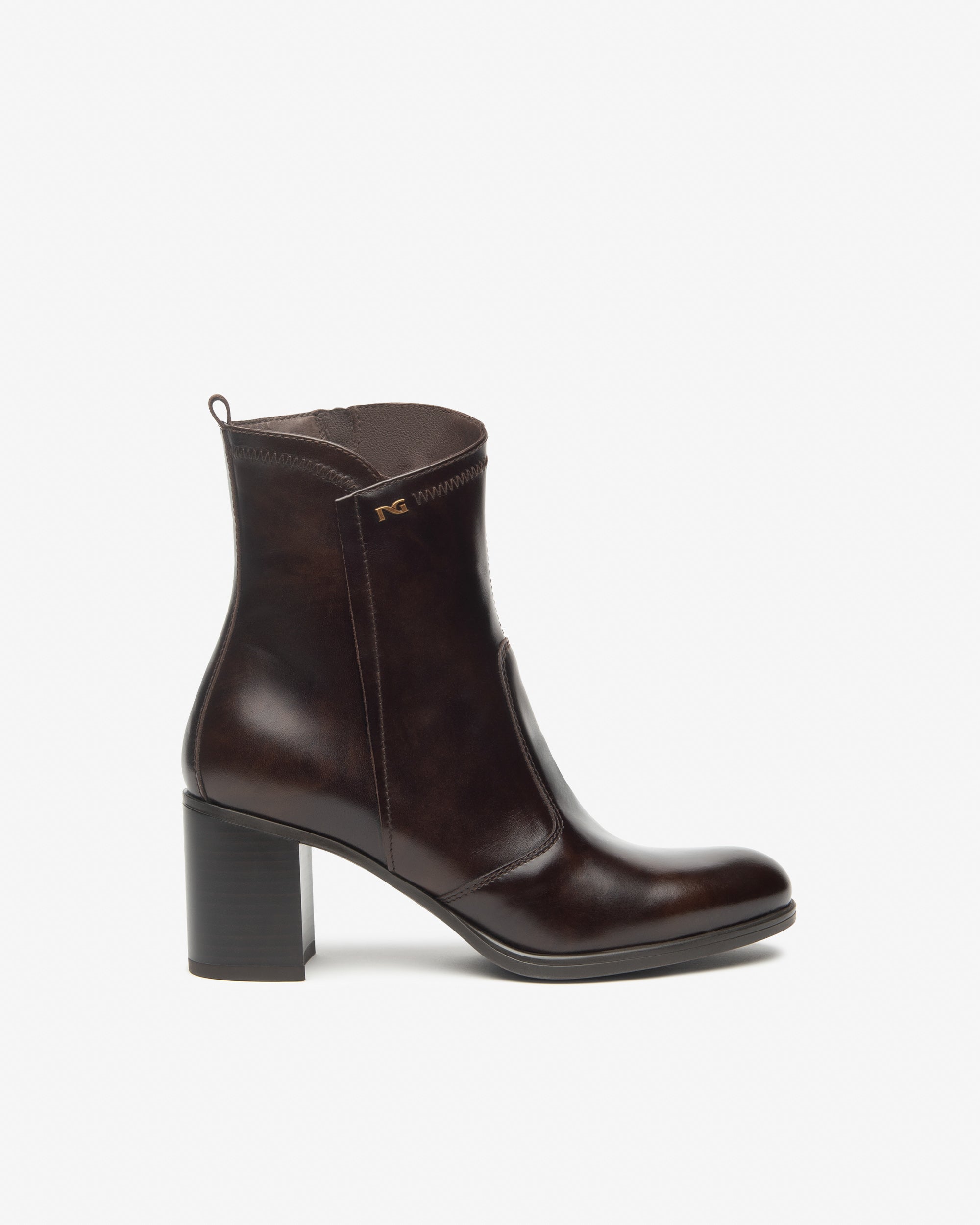 Damen-Stiefelette aus Leder