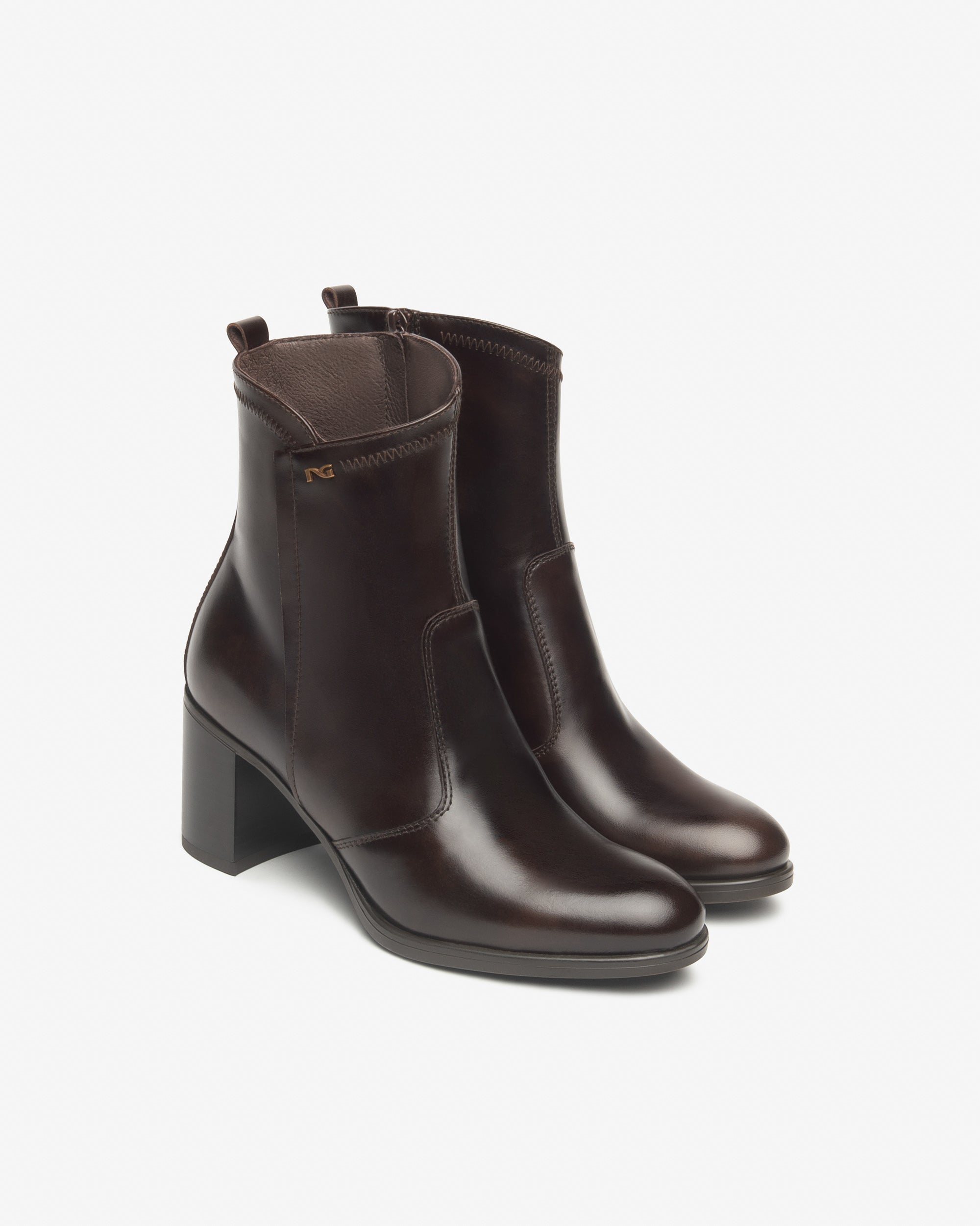 Damen-Stiefelette aus Leder