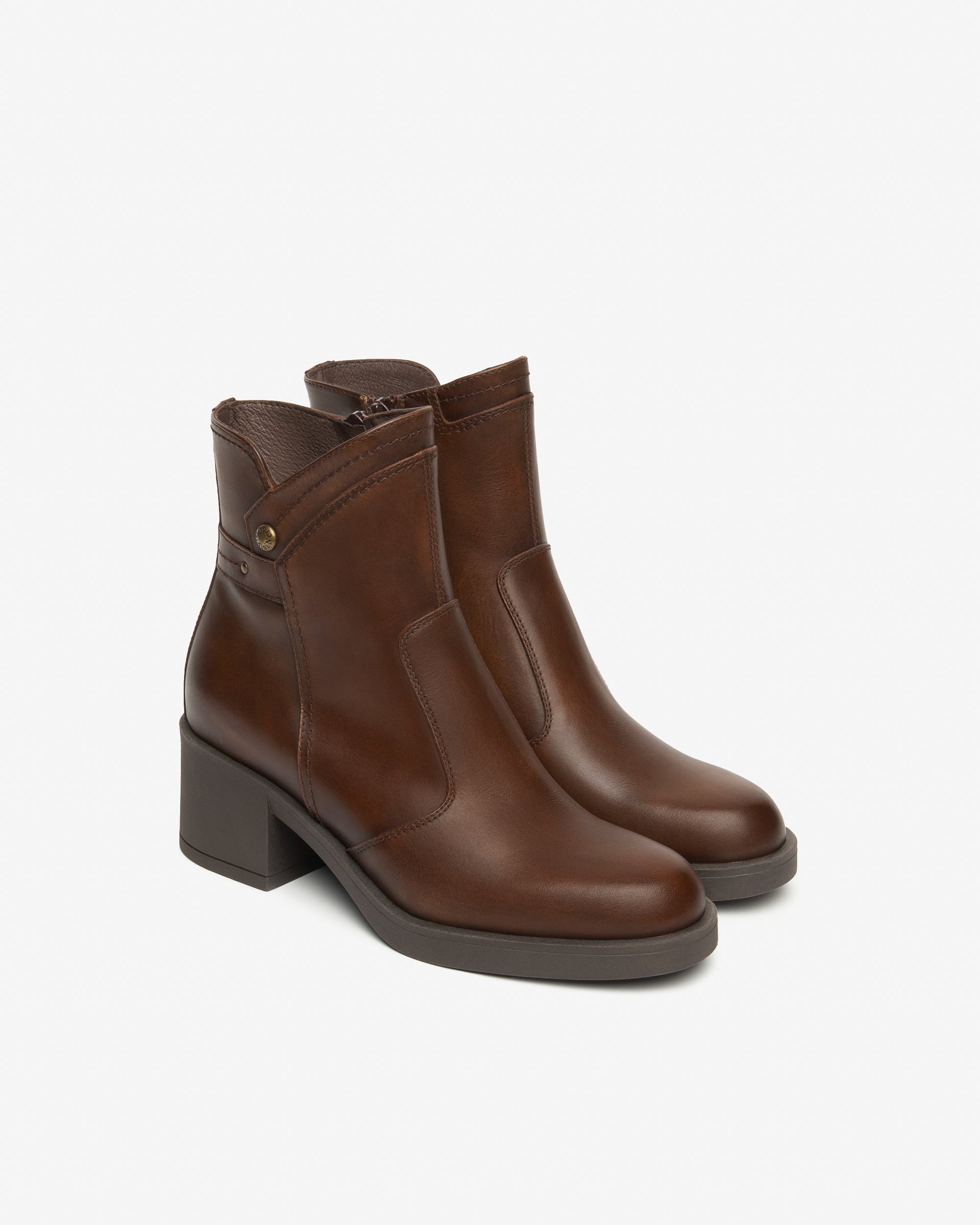 Damen-Stiefelette aus Leder