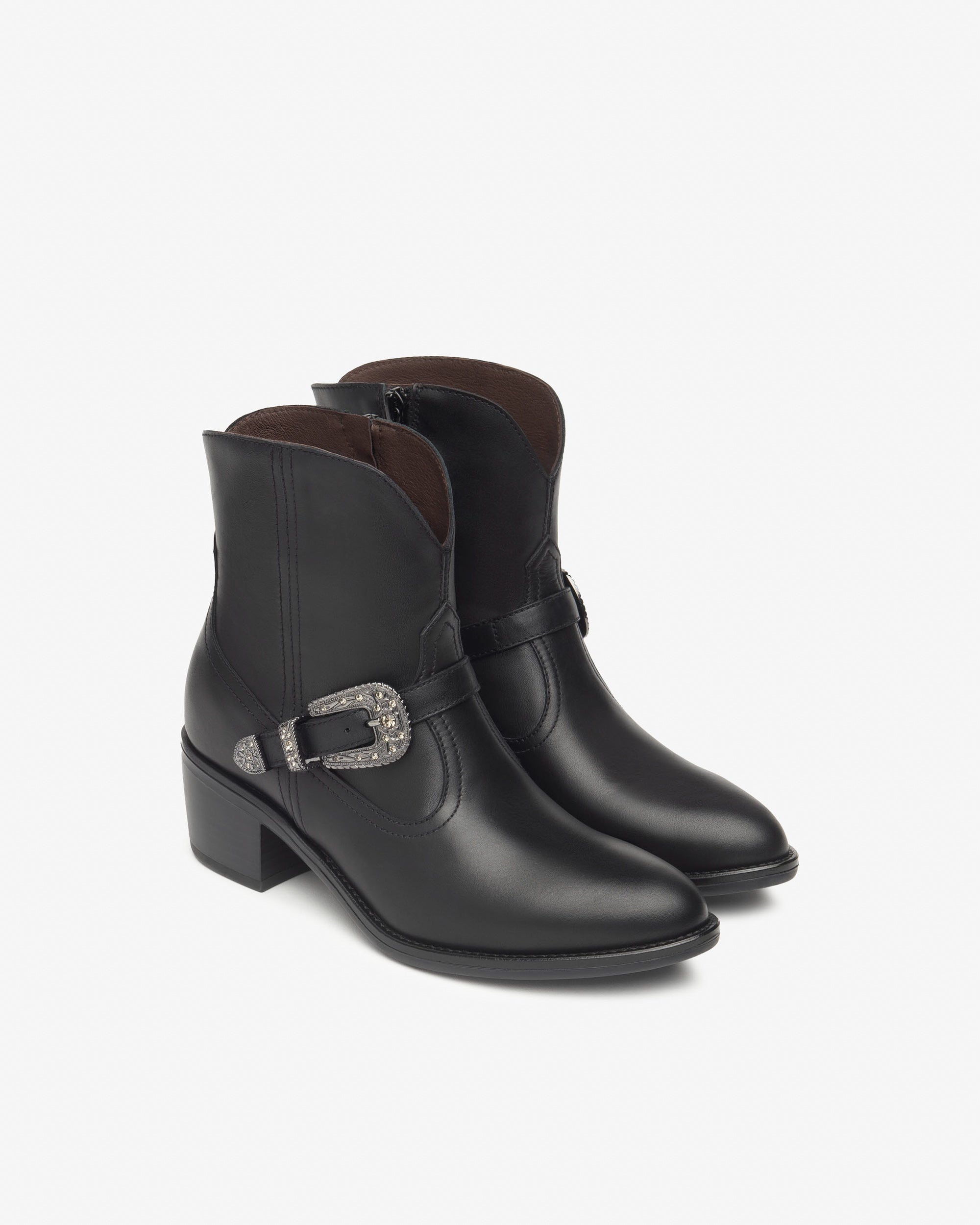 Botas bajas Mujer de Piel