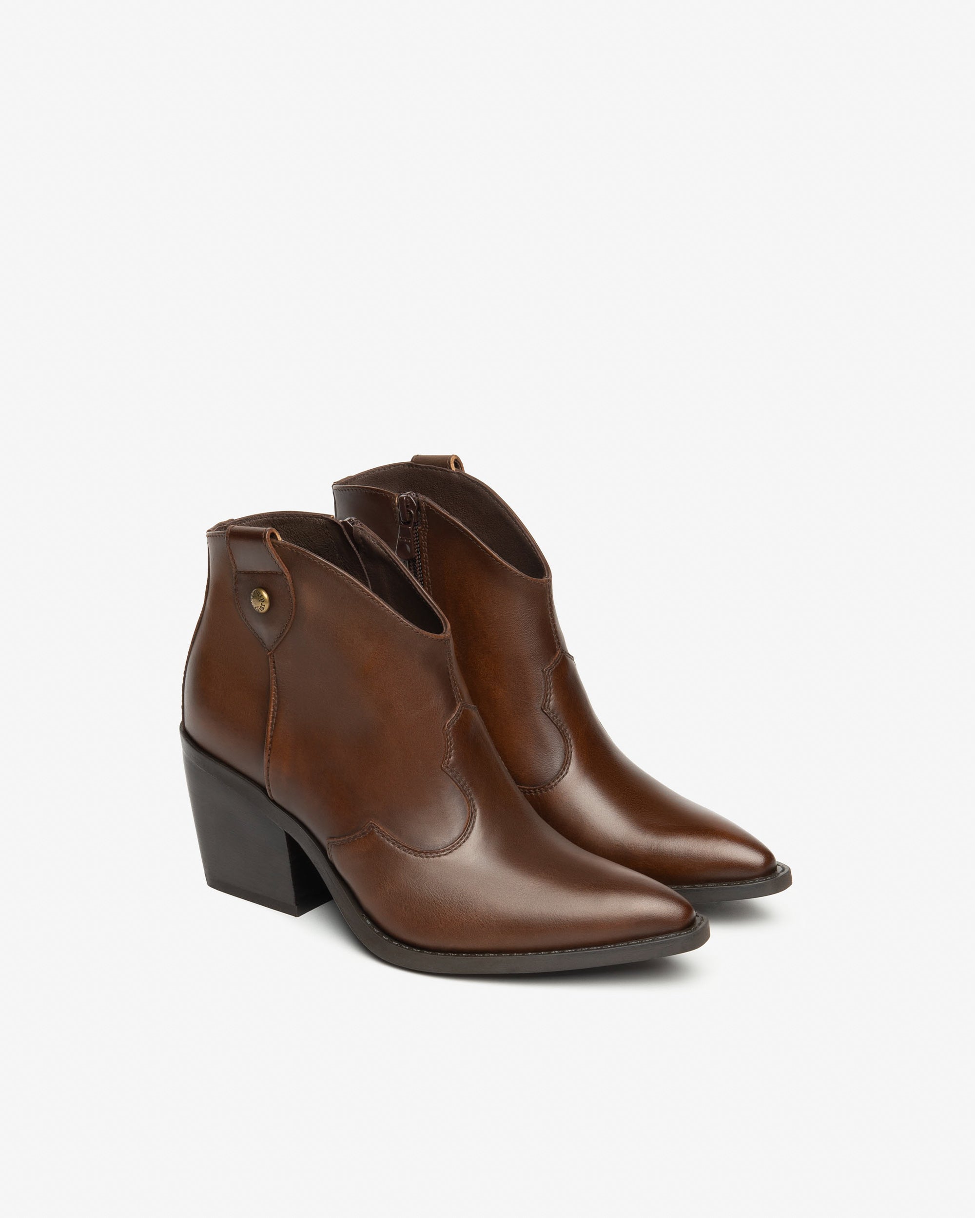 Korte Laarsjes Dames in Leder
