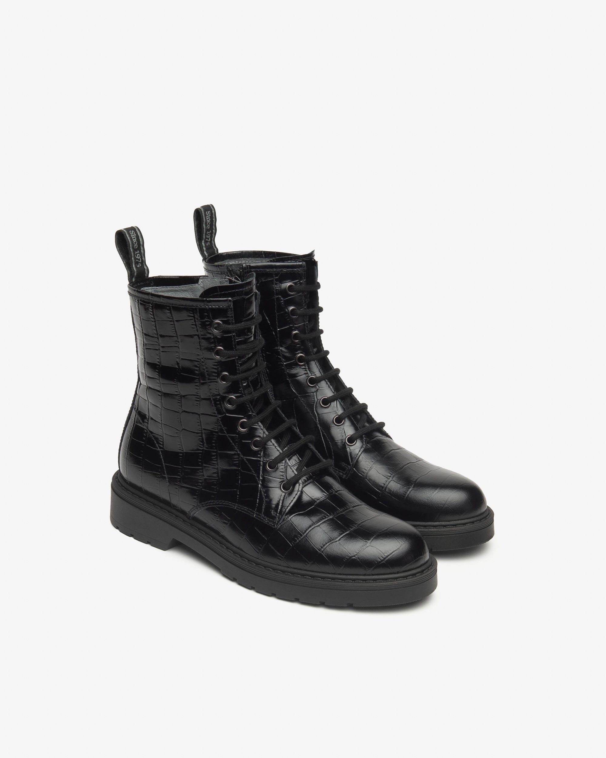 Bottines Motardes Femme en Cuir