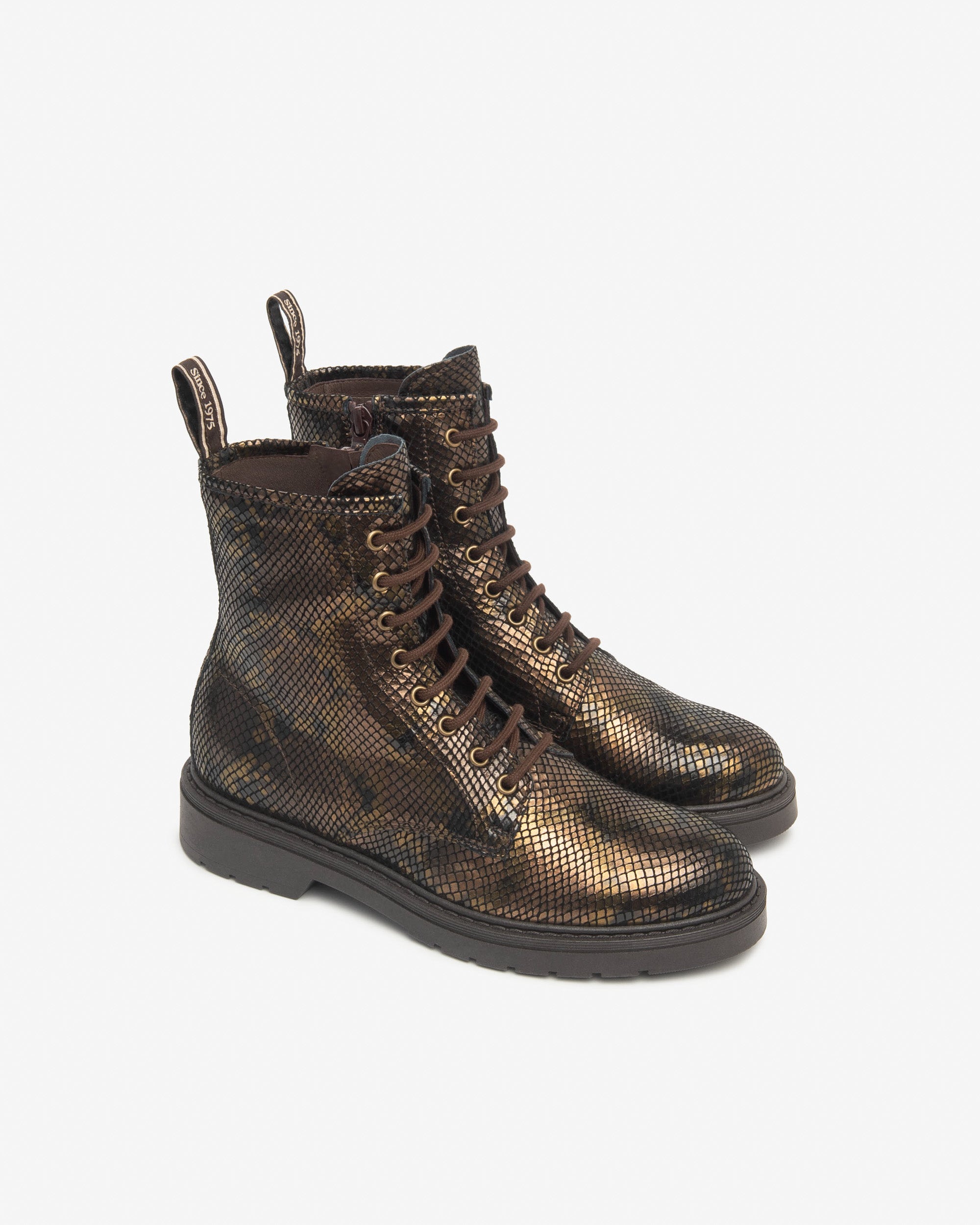 Botas militares Mujer de Piel