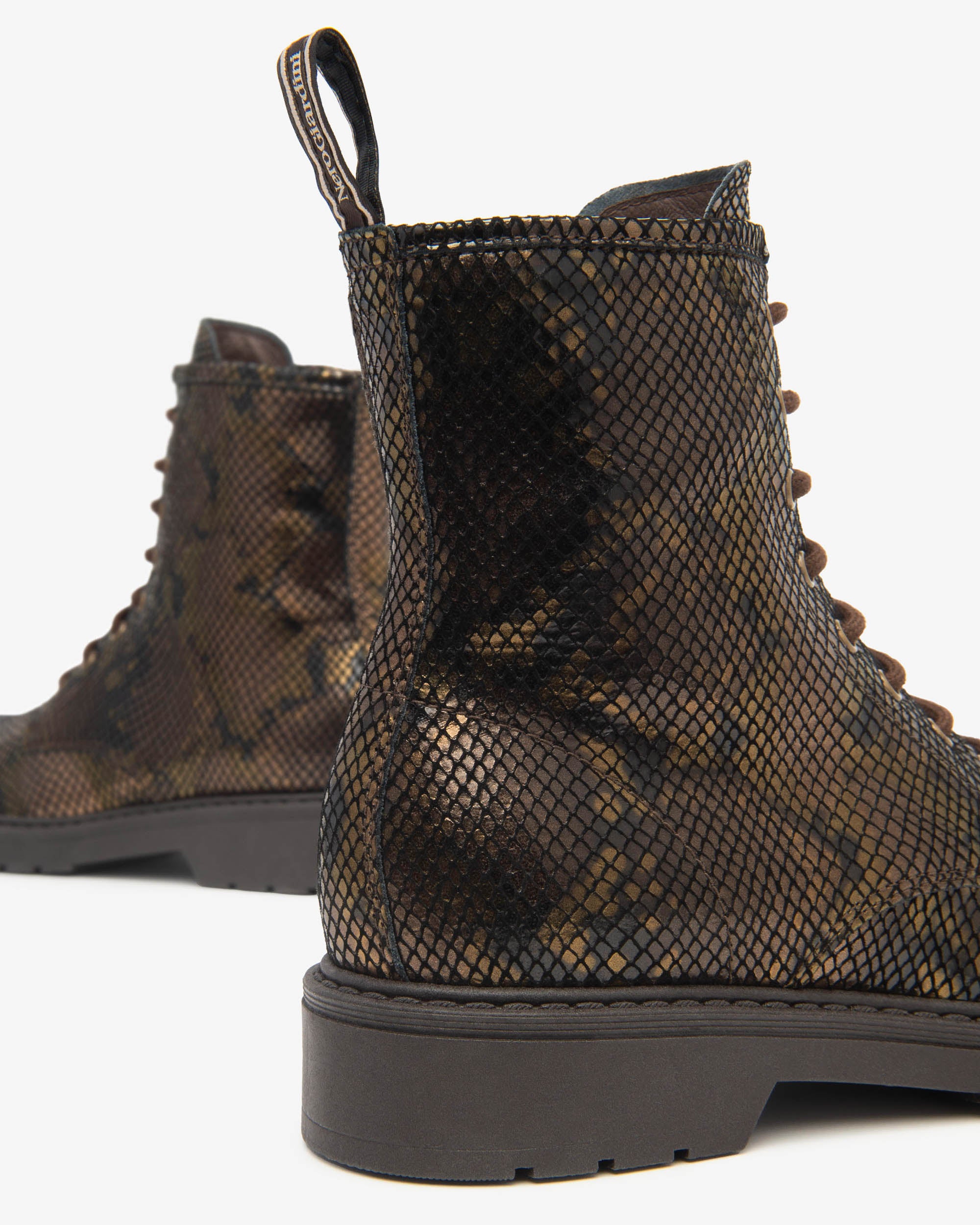 Botas militares Mujer de Piel