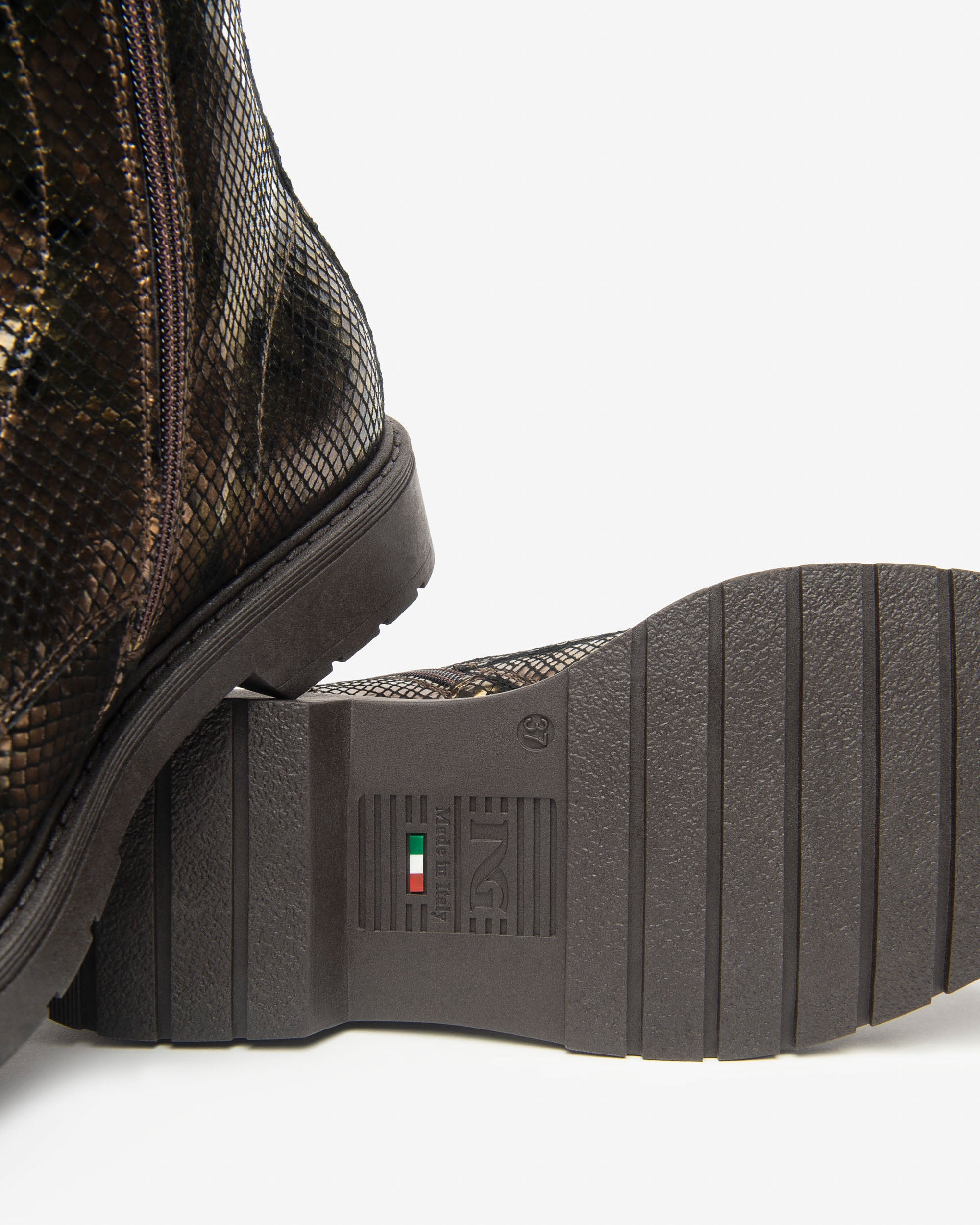Botas militares Mujer de Piel
