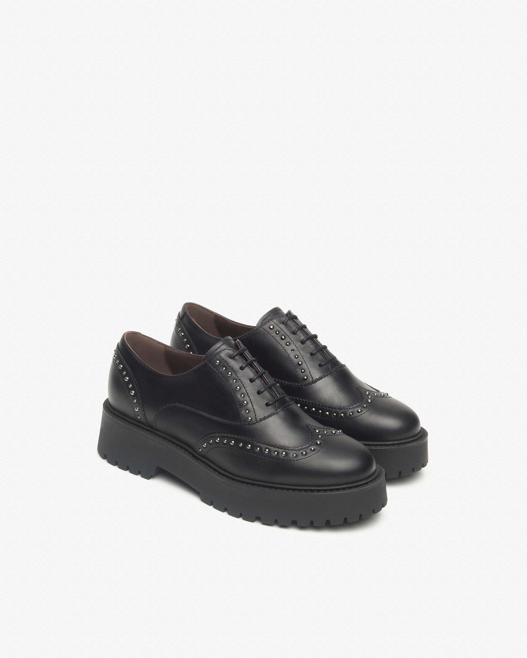 Zapatos de cordones Mujer de Piel