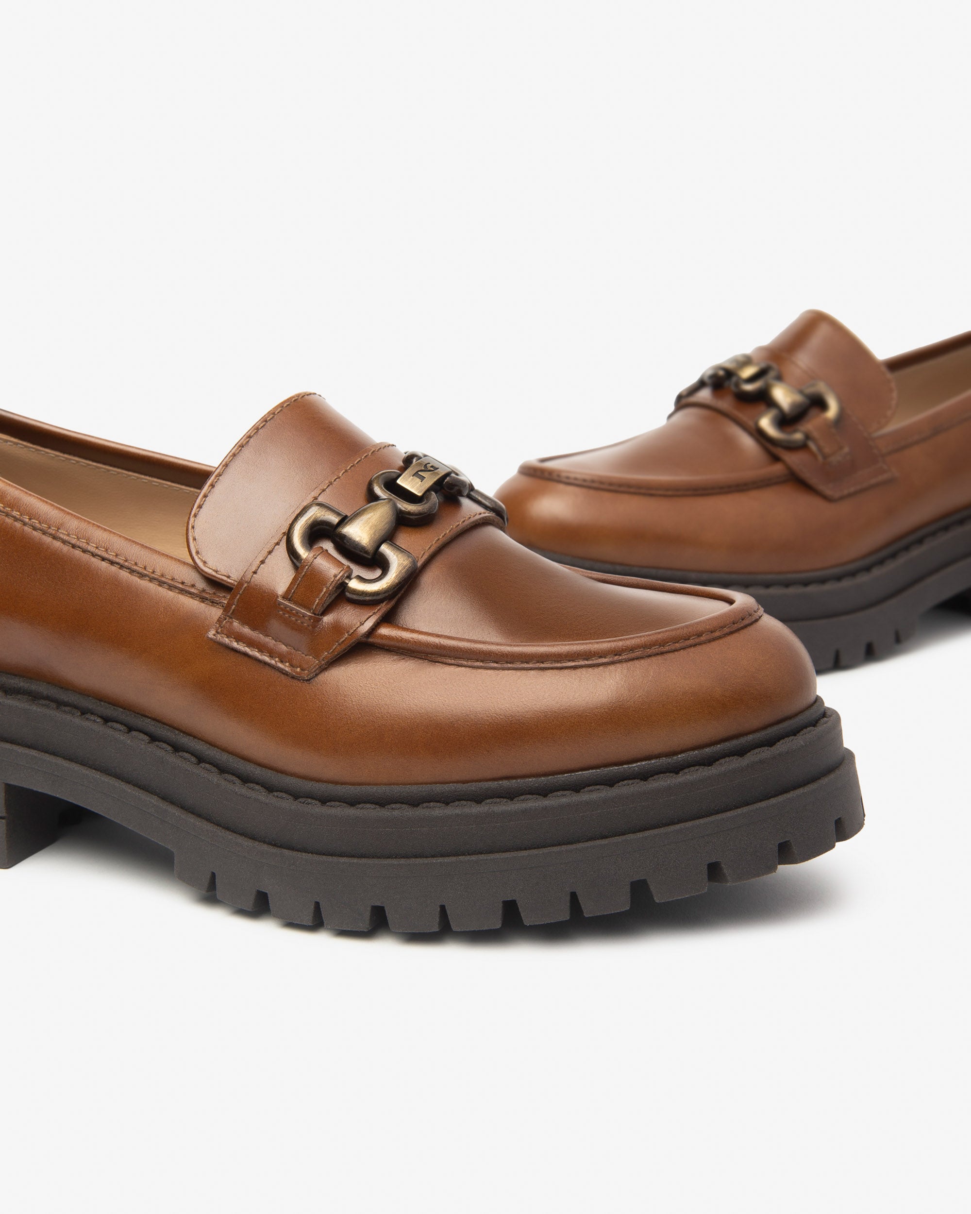 Mocassins Dames in Leder