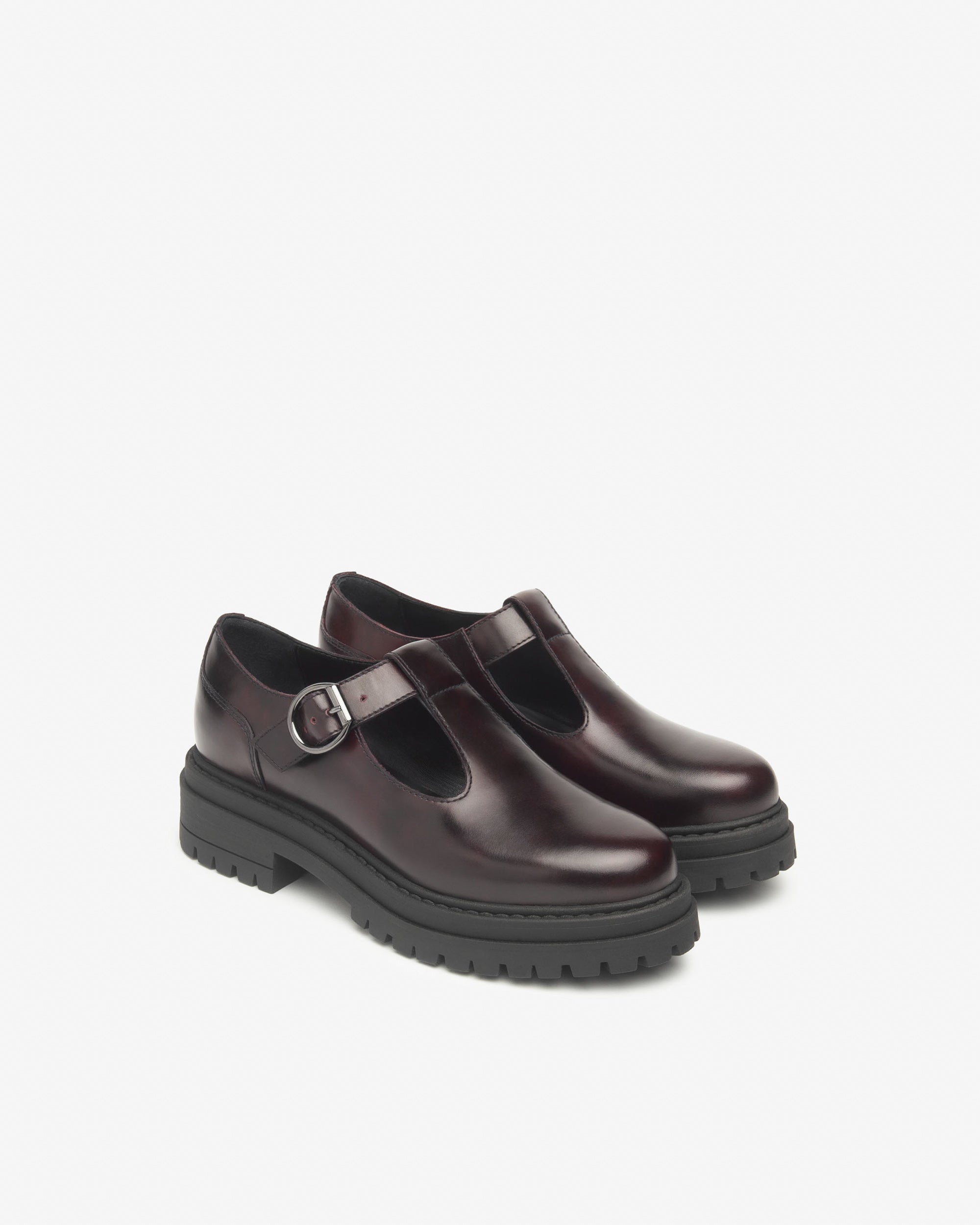 Mary Janes Dames in Leder