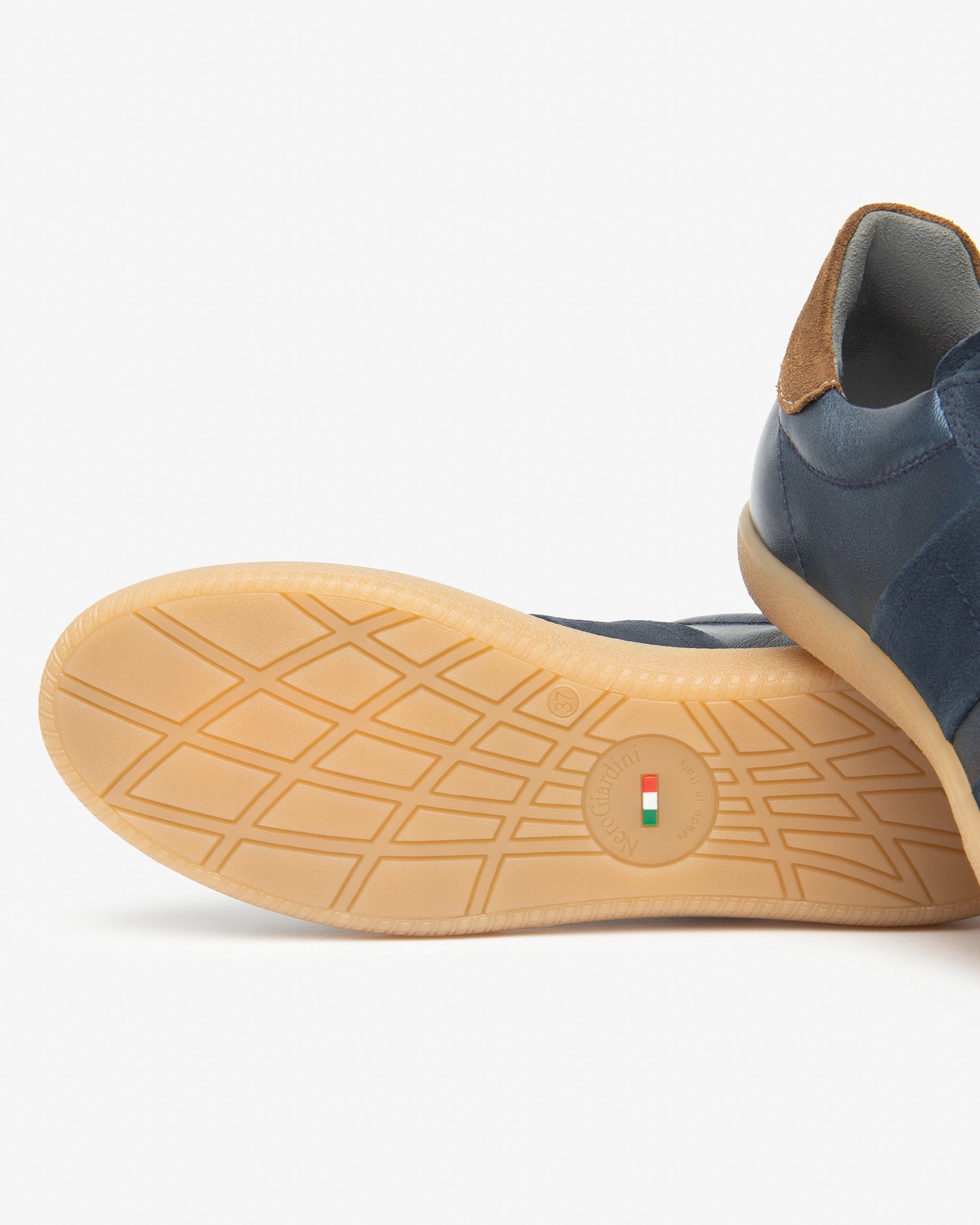 Sneakers Dames in Leder en Suède