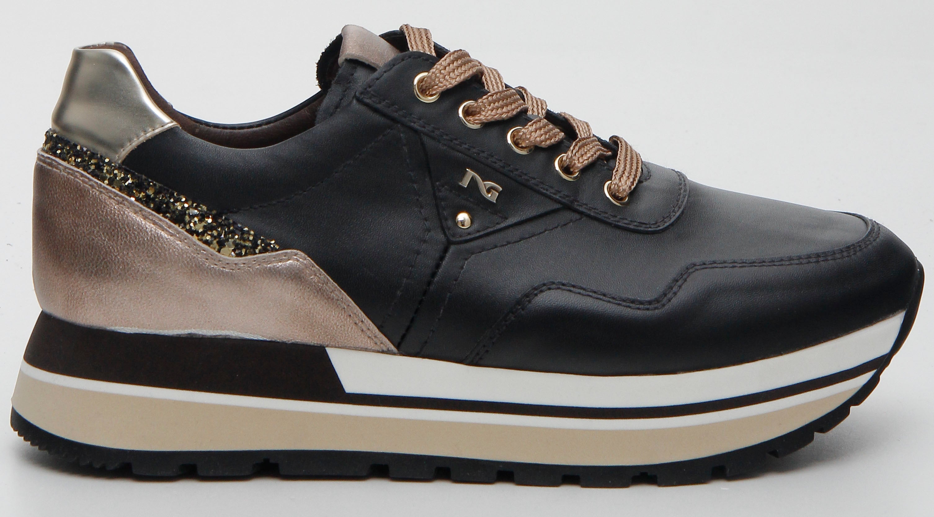 Sneakers Donna in Pelle, Suede e Materiale Tecnico