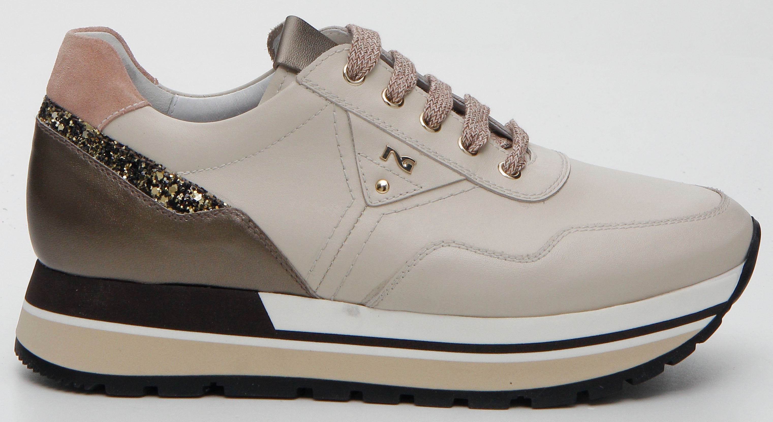 Sneakers Dames in Leder, Suède en Technisch Materiaal