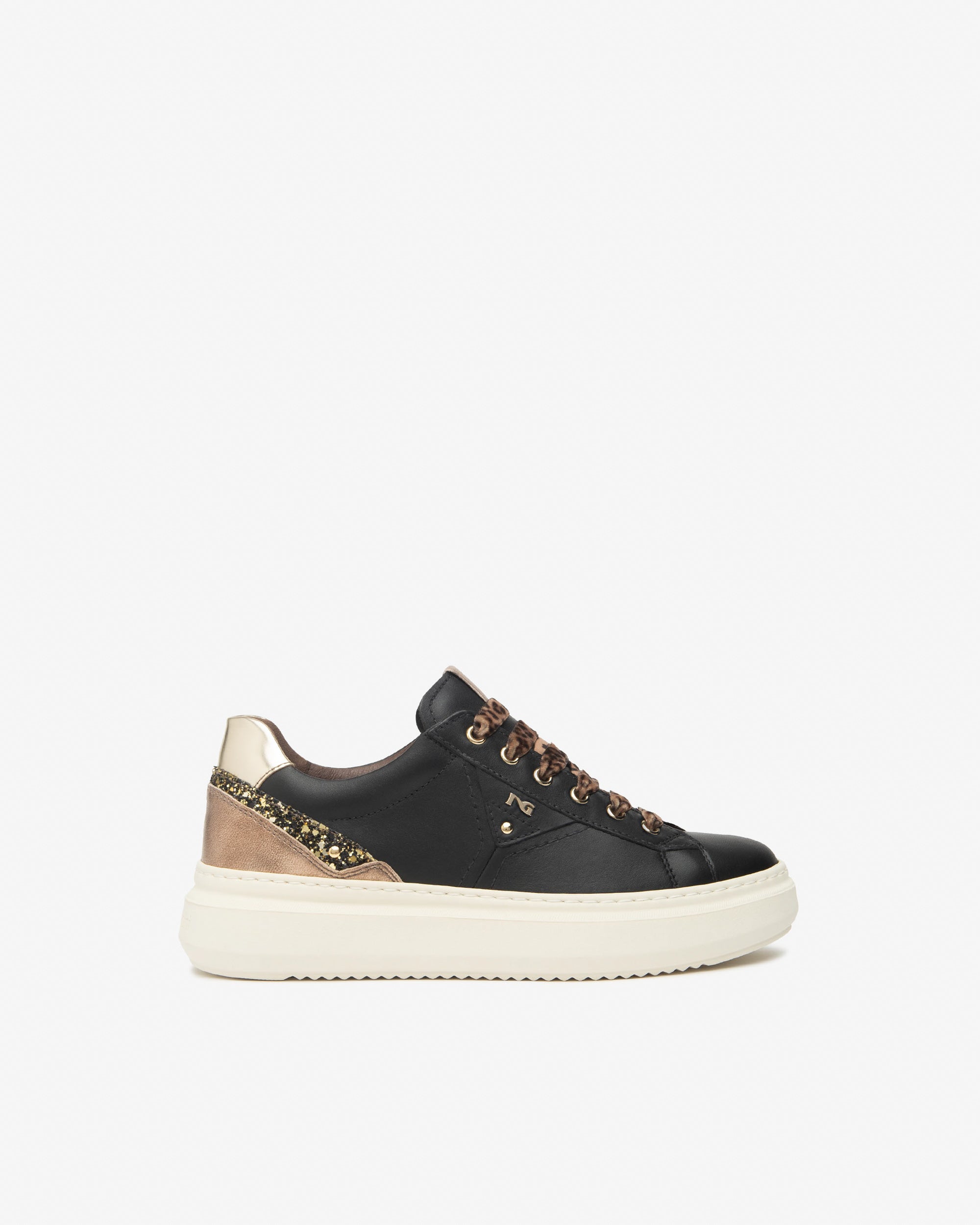 Sneakers Donna in Camoscio, Pelle e Materiale Tecnico