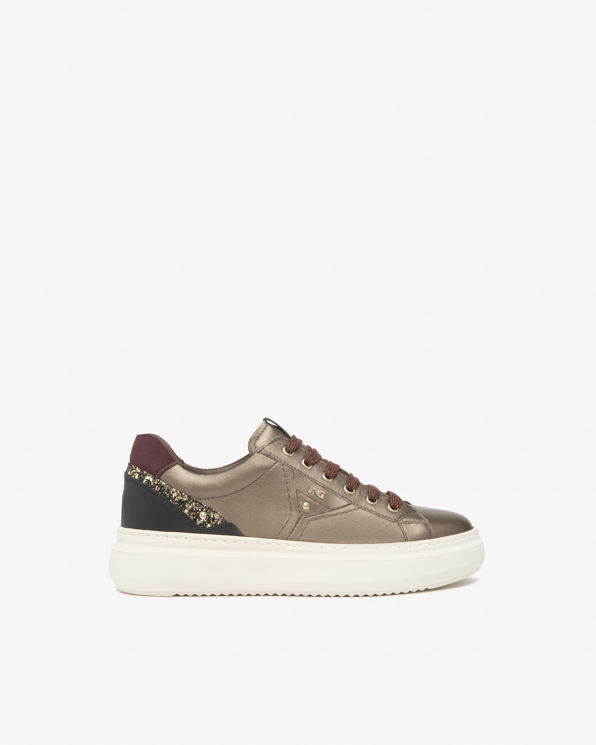 Sneakers Dames in Leder, Suède en Technisch Materiaal