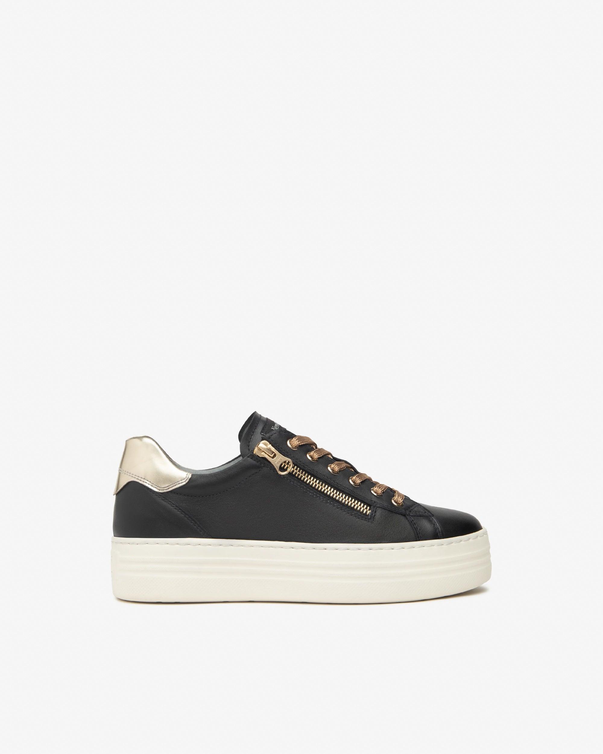 Sneakers Dames in Leder en Technisch Materiaal