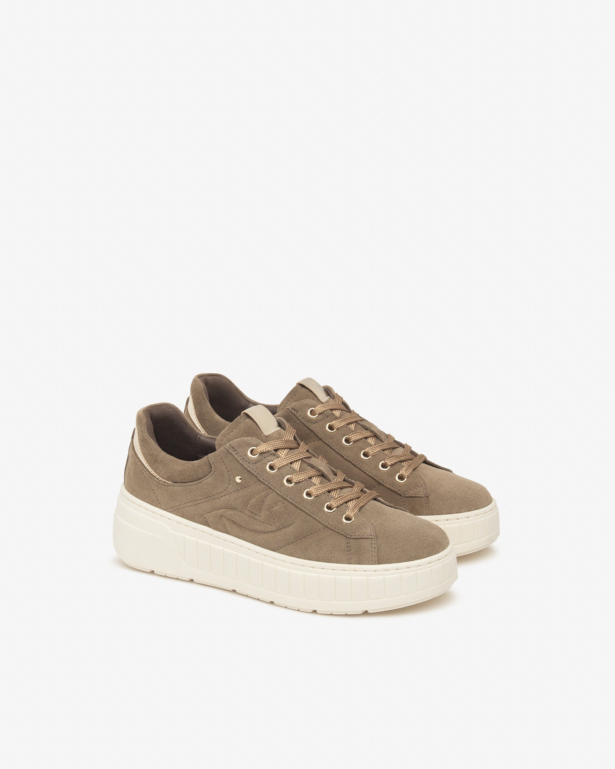 Sneakers Dames in Leder, Suède en Technisch Materiaal