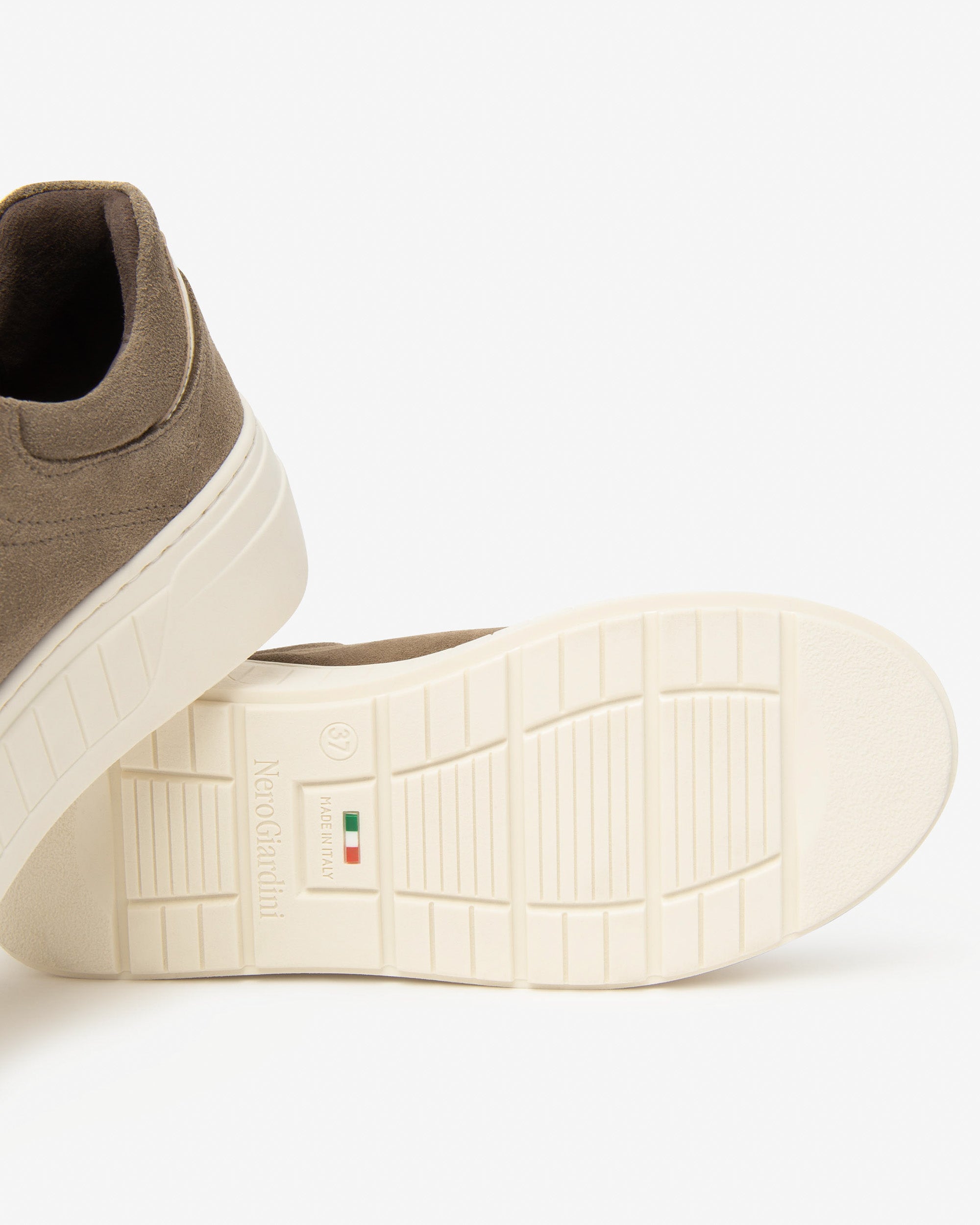 Sneakers Dames in Leder, Suède en Technisch Materiaal
