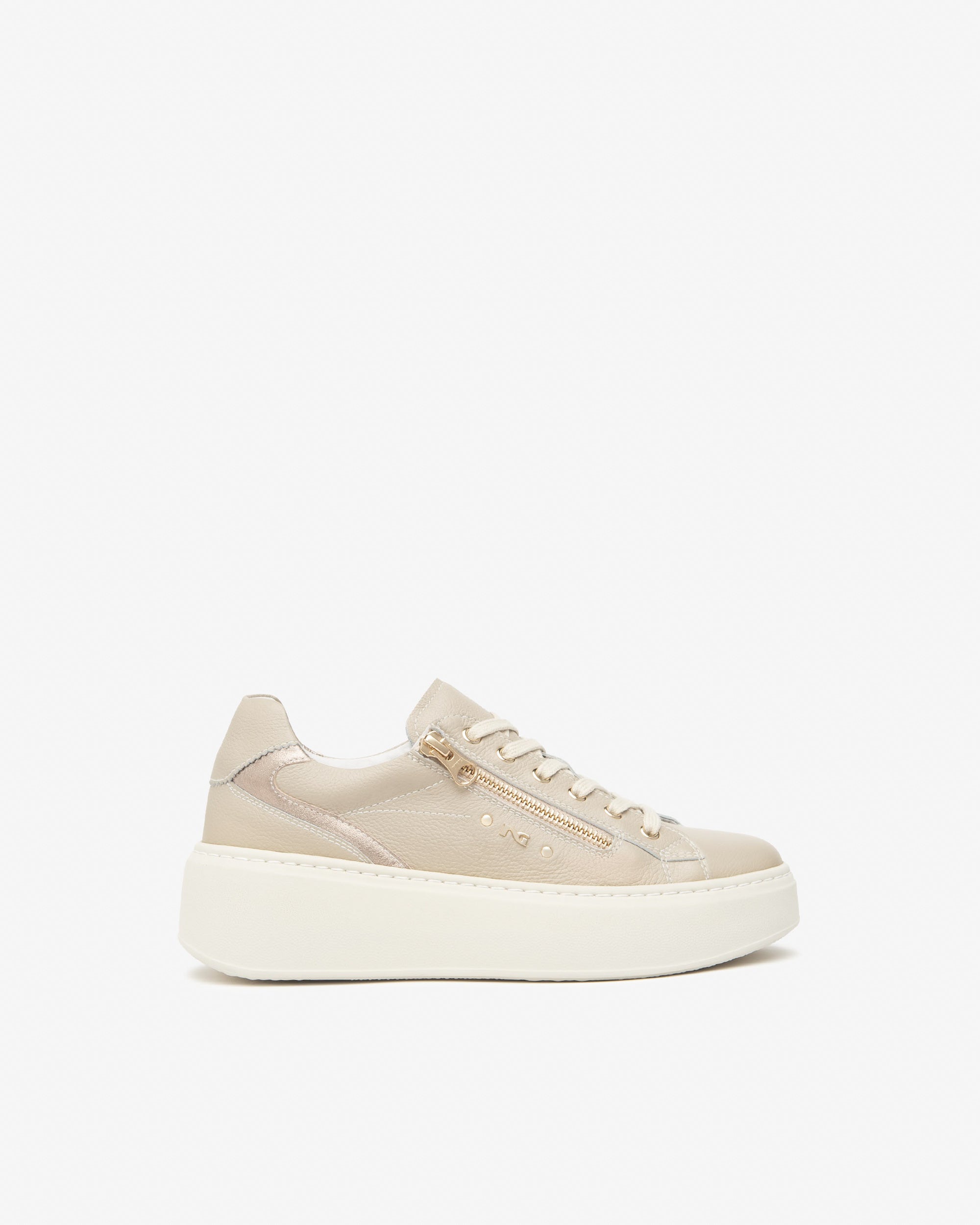 Women’s Leather and Technical Fabric Sneakers