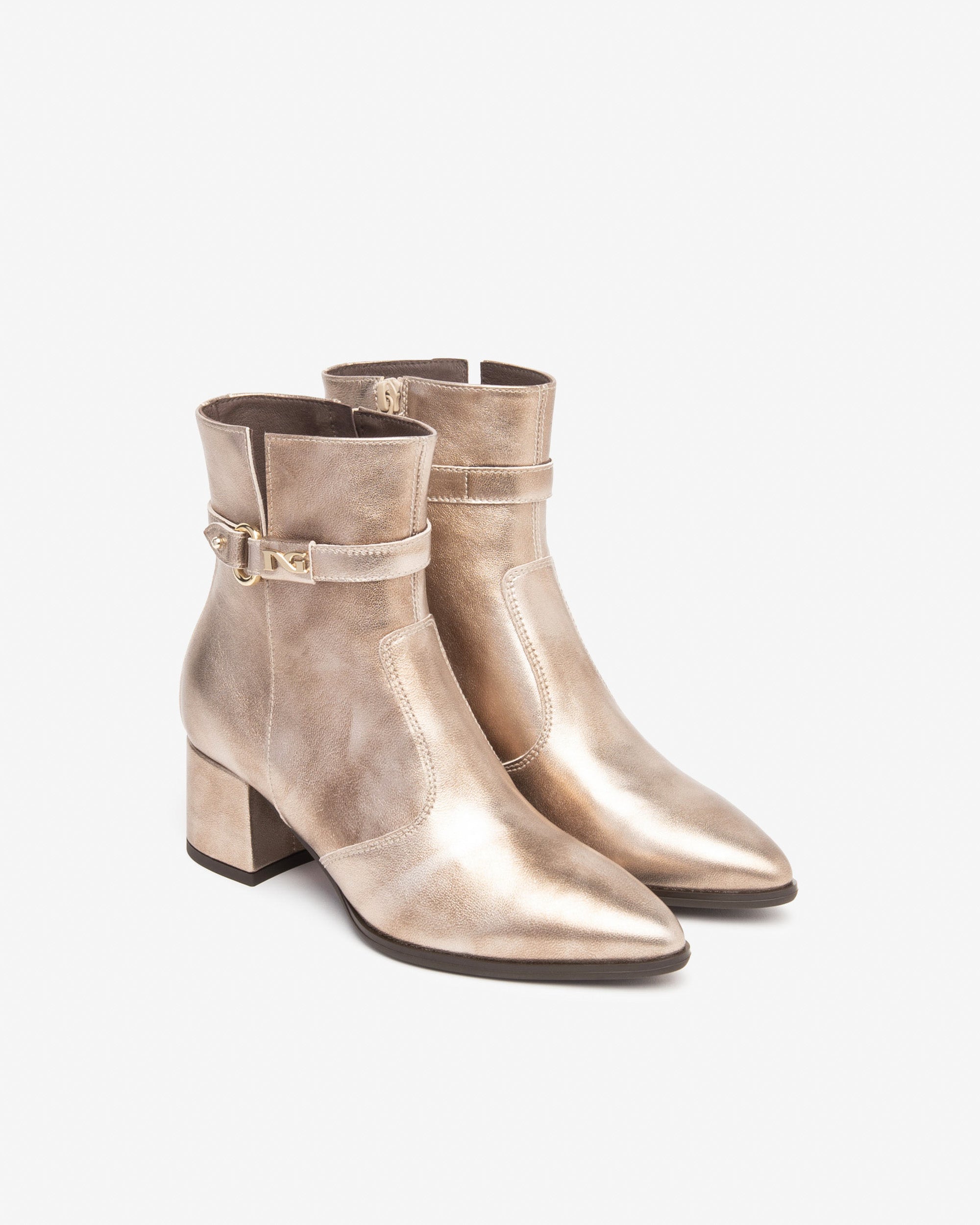 Korte Laarsjes Dames in Leder