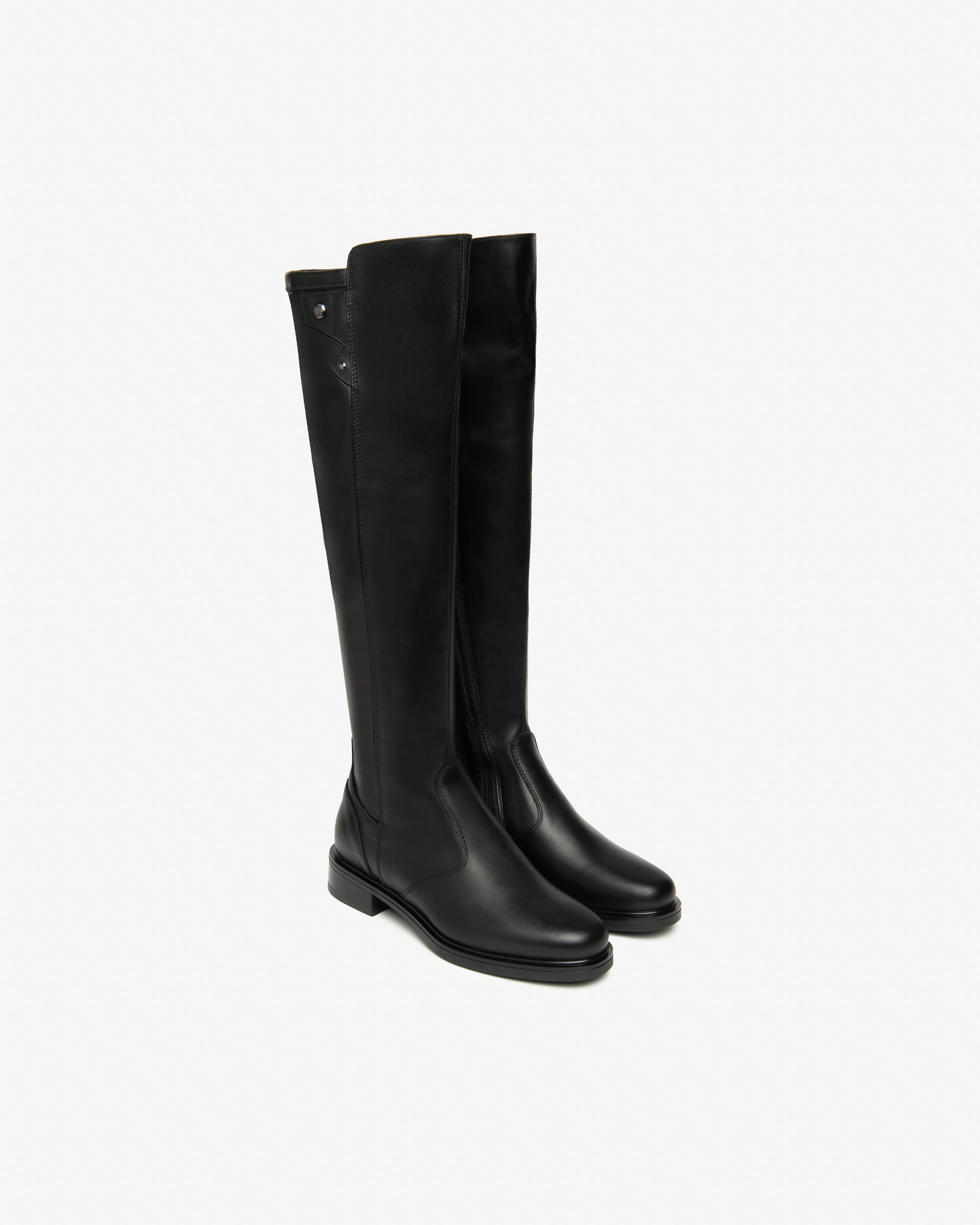 Stivali Donna in Pelle e Materiale Tecnico